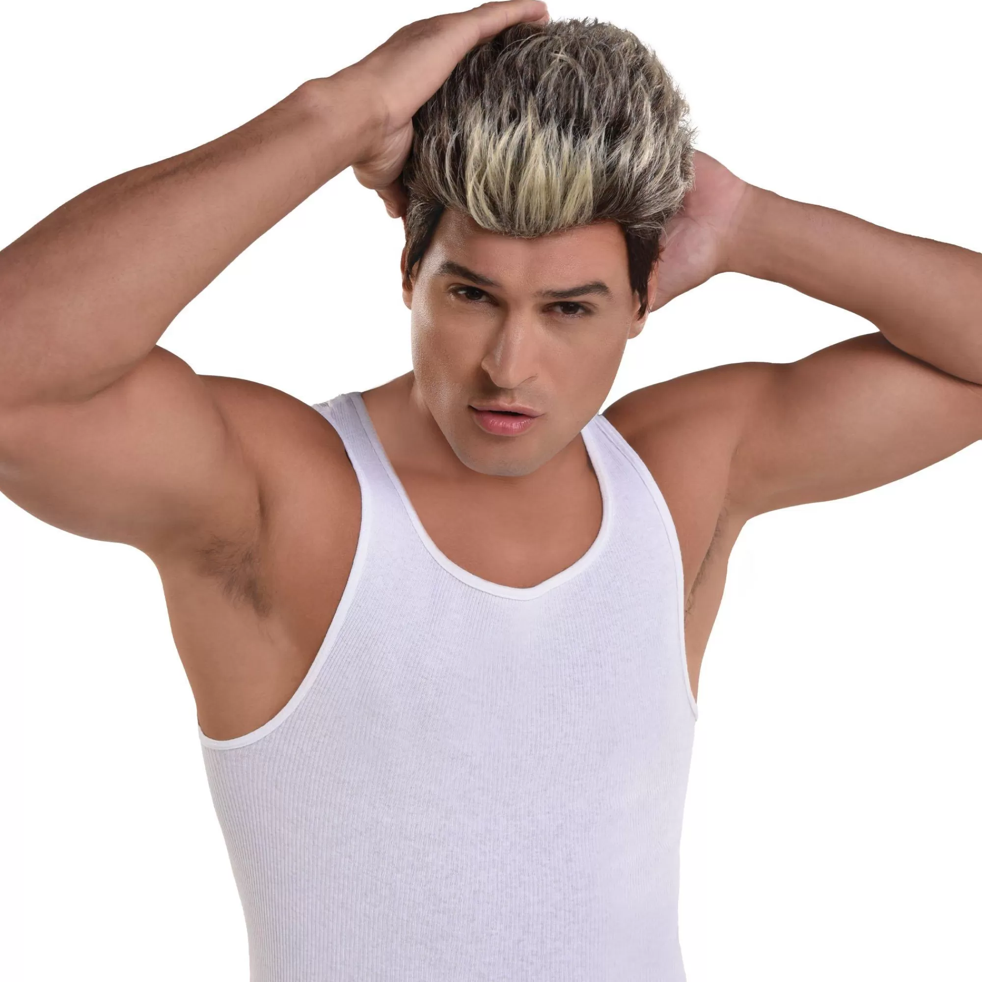 Party City Wigs-Frosted Tips Spiked Wig - 90S