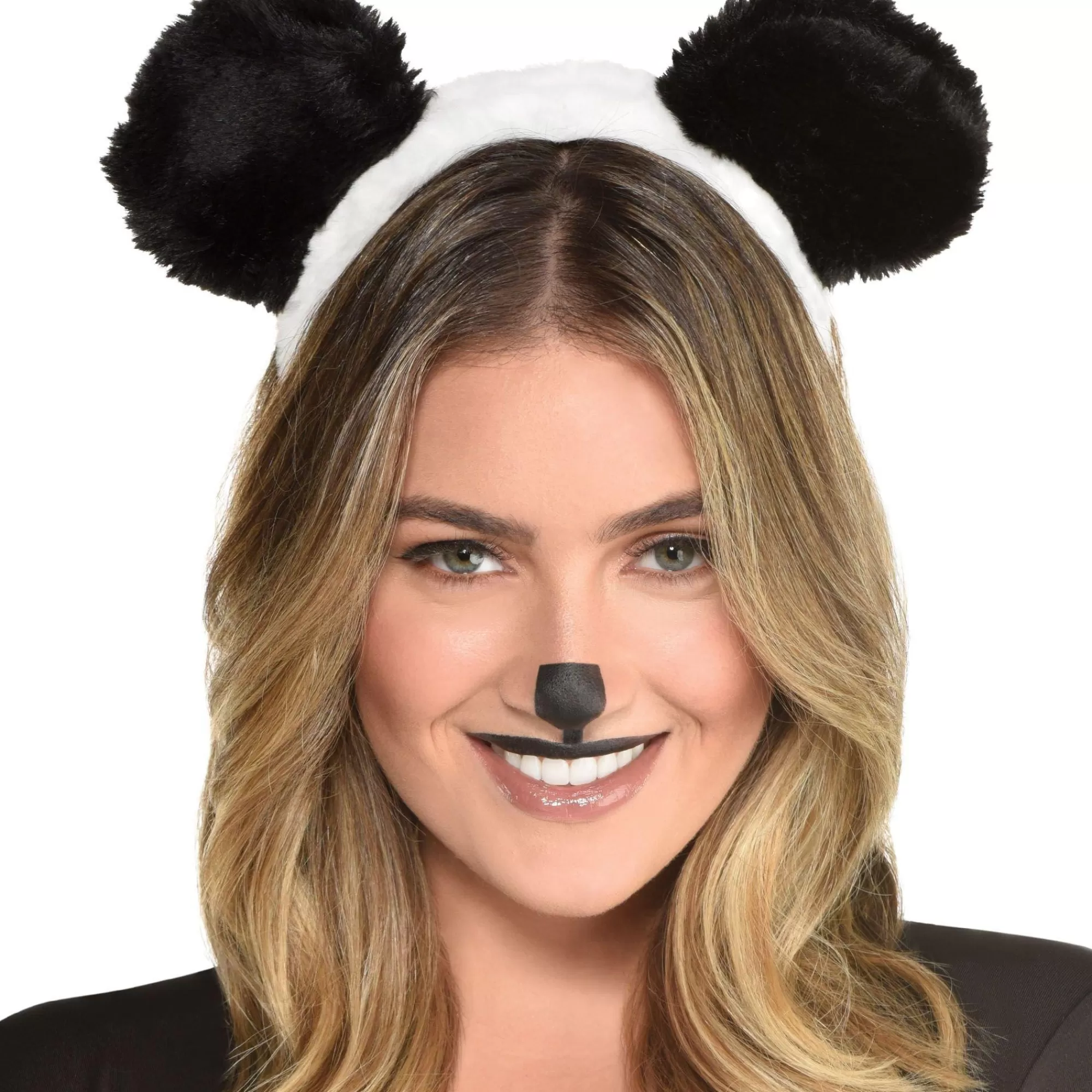 Party City Headbands, Tails-Furry Panda Ear Headband