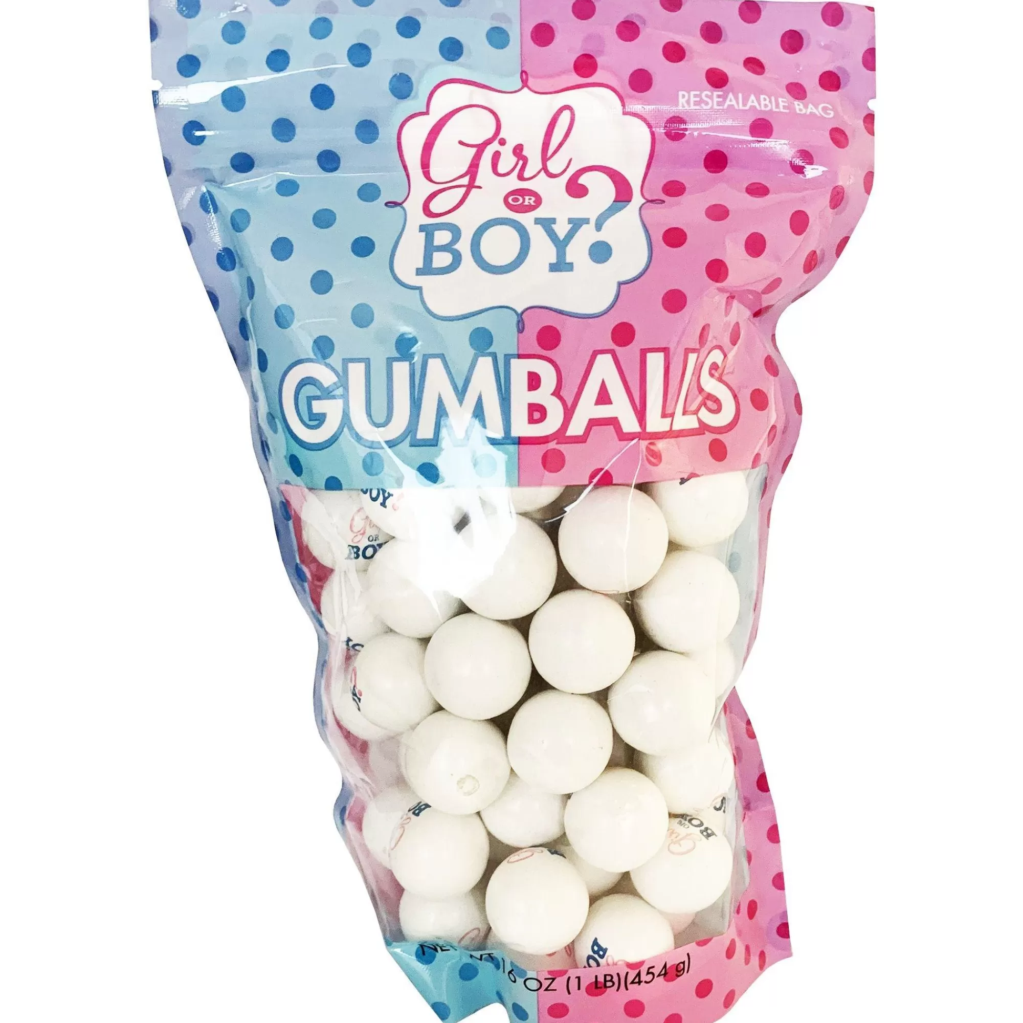 Party City Gumballs-Gender Reveal Gumballs, 16Oz