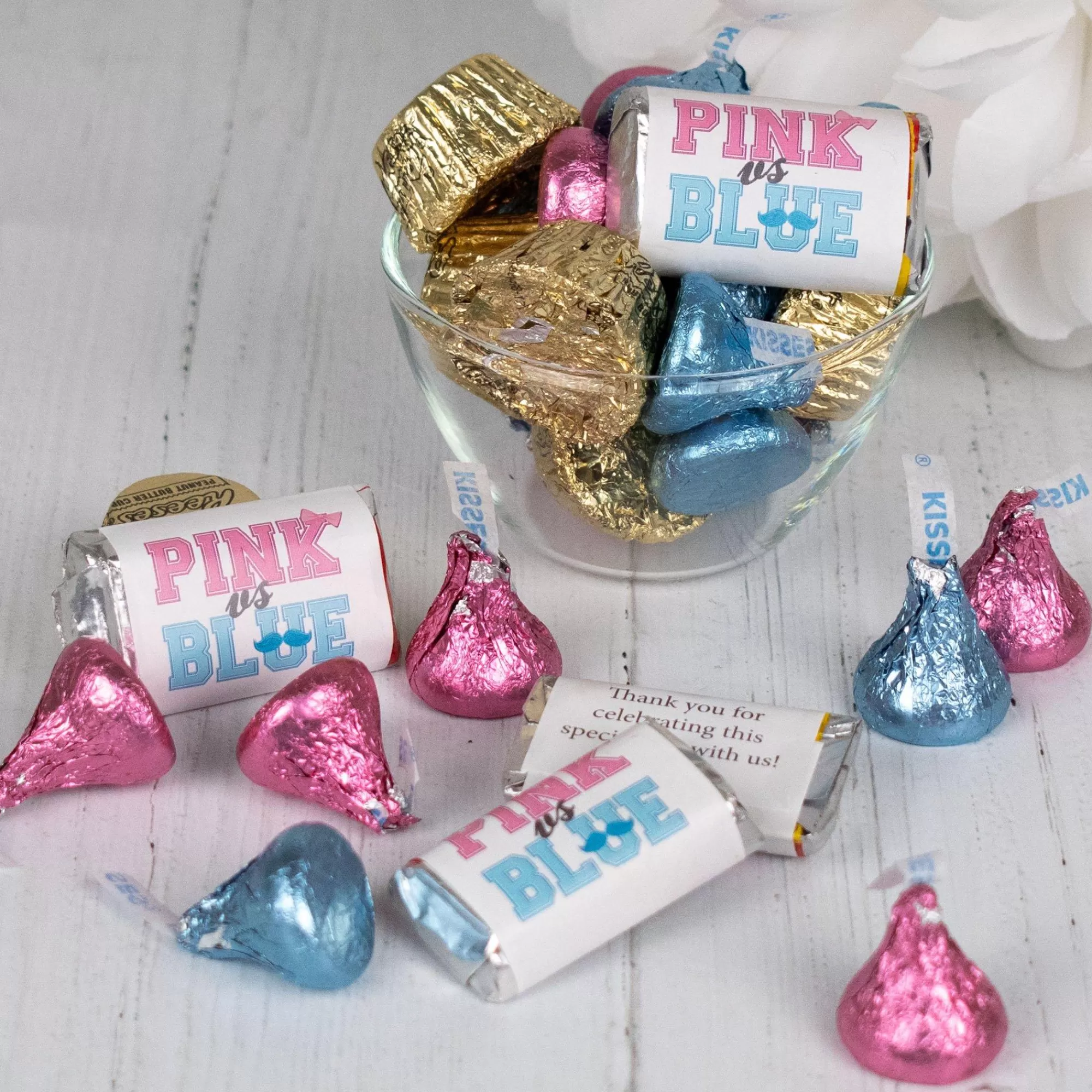 Hershey's Chocolate Candy-Gender Reveal Chocolate Mix 180Pc