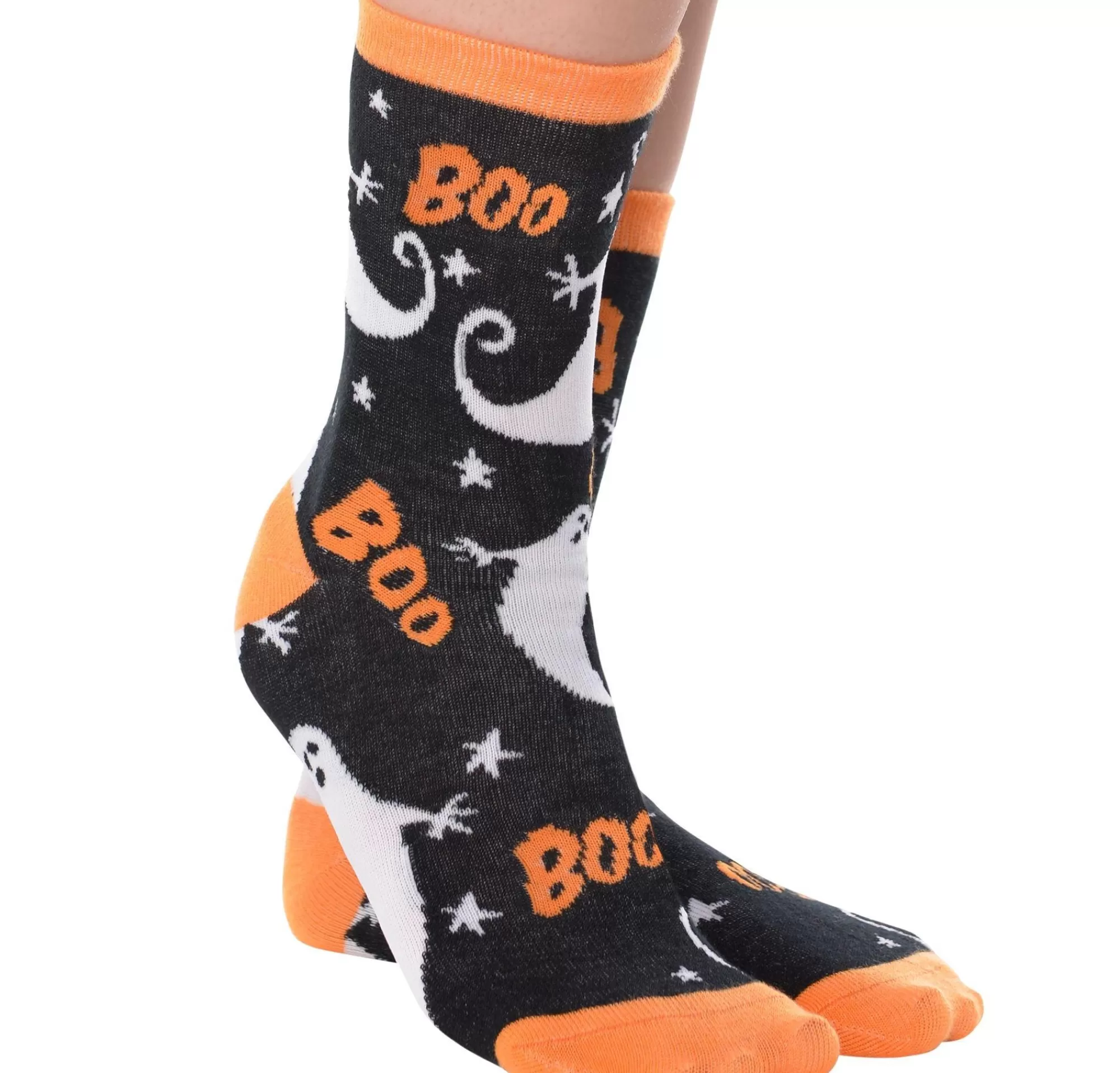 Party City Tights-Ghost Crew Socks