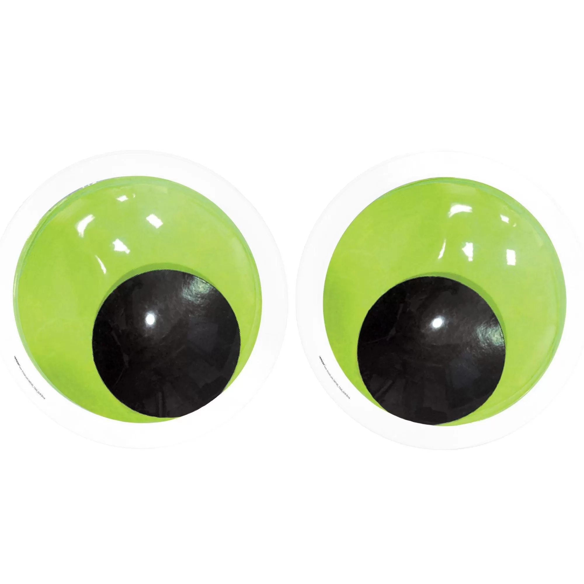 Party City Trunk Or Treat | Giant Green Googly Eyes Photo Booth Props 2Ct