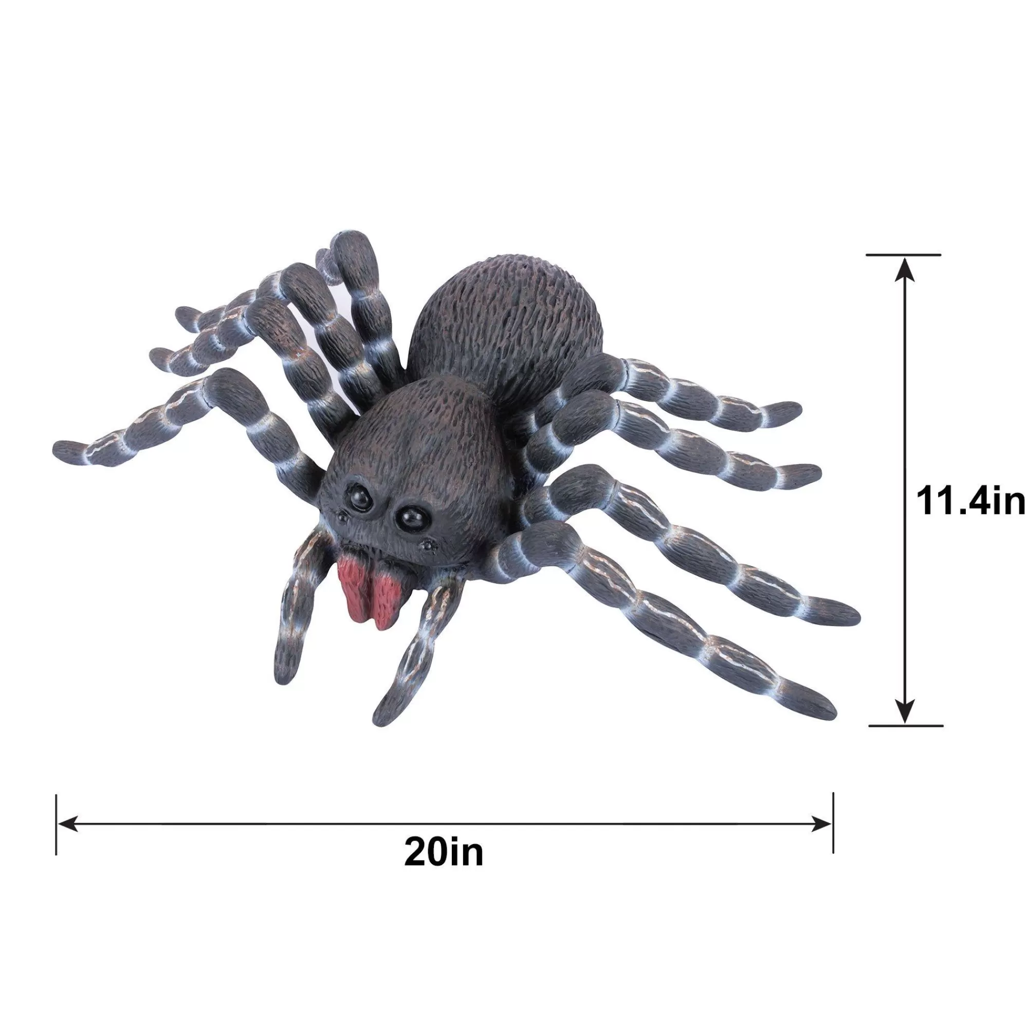 Party City Spiders & Webbing | Giant Plastic Spider, 11.4In X 20In