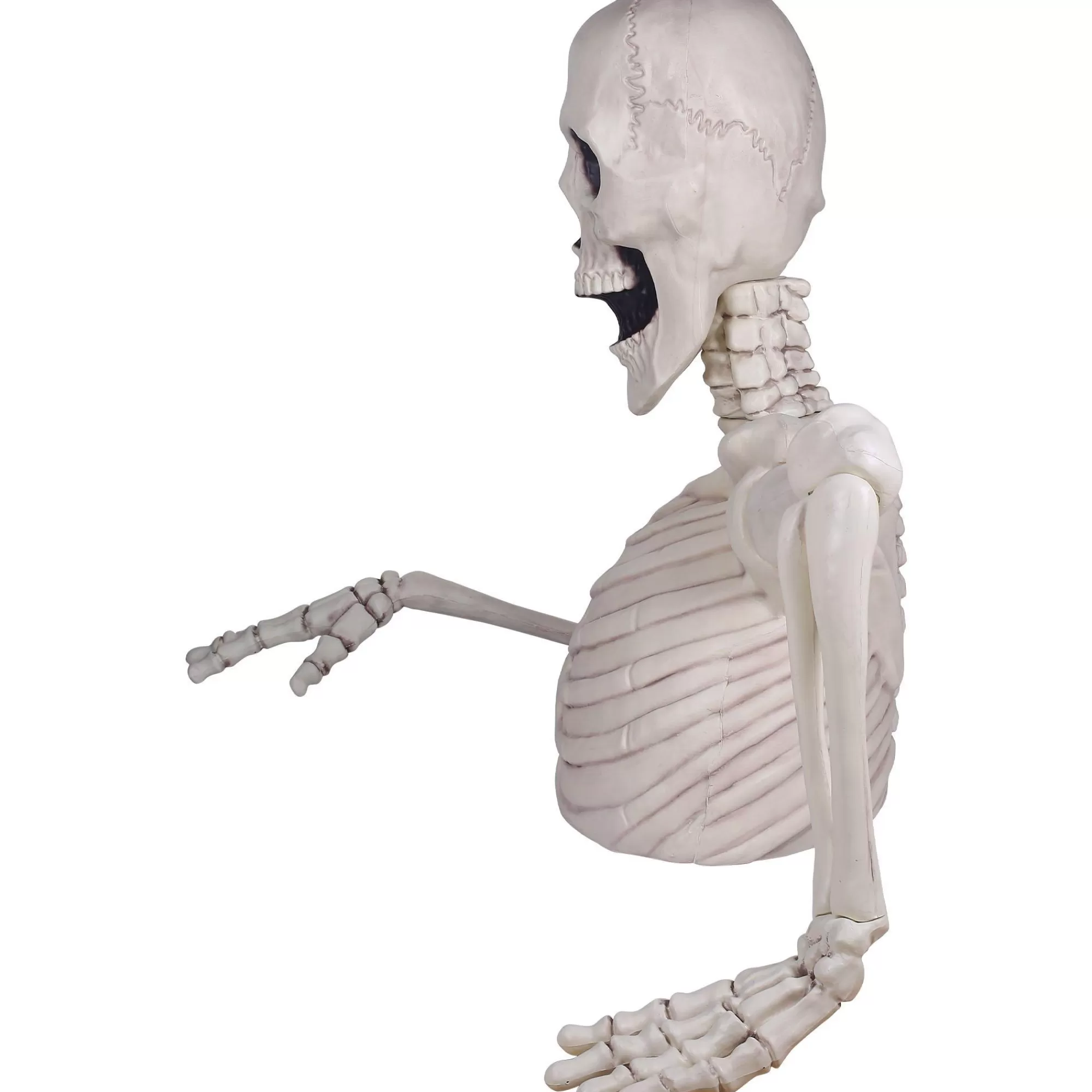 Party City Skeletons | Giant Rattles The Groundbreaking Skeleton Plastic Yard Decorating Kit, 8Pc
