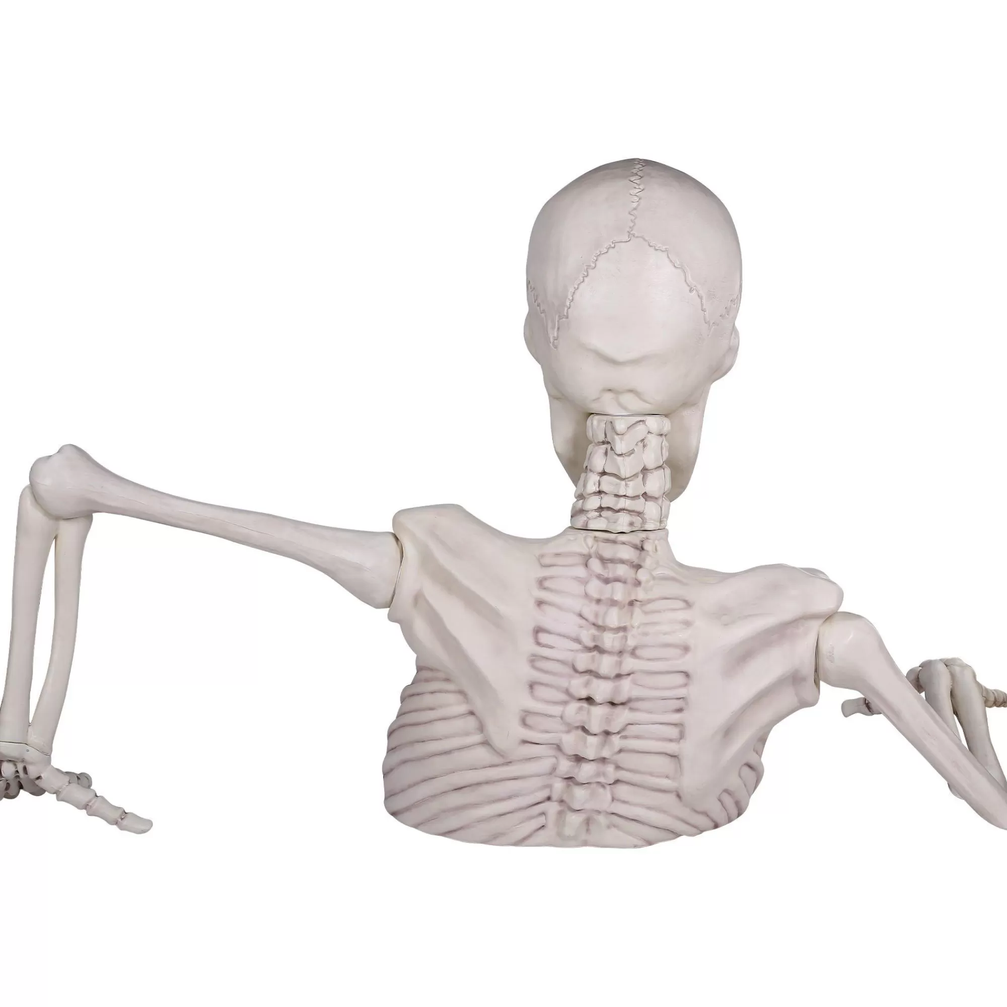 Party City Skeletons | Giant Rattles The Groundbreaking Skeleton Plastic Yard Decorating Kit, 8Pc