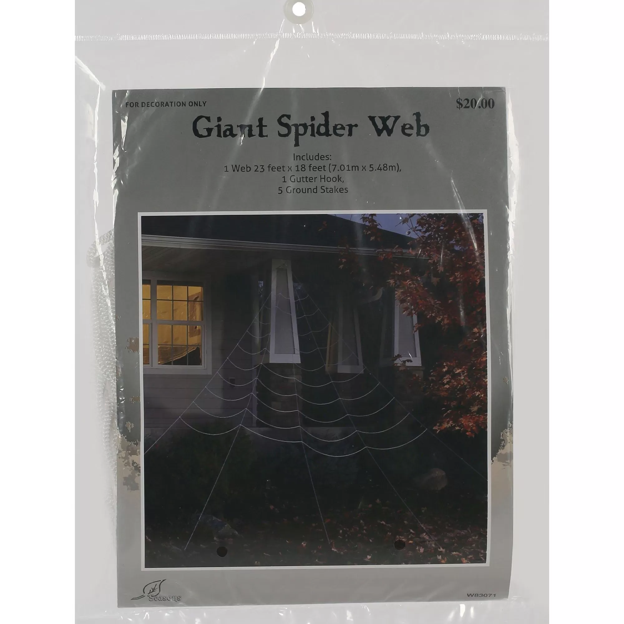 Party City Door Décor & Signs | Giant Rope Spiderweb Decoration, 18Ft X 23Ft