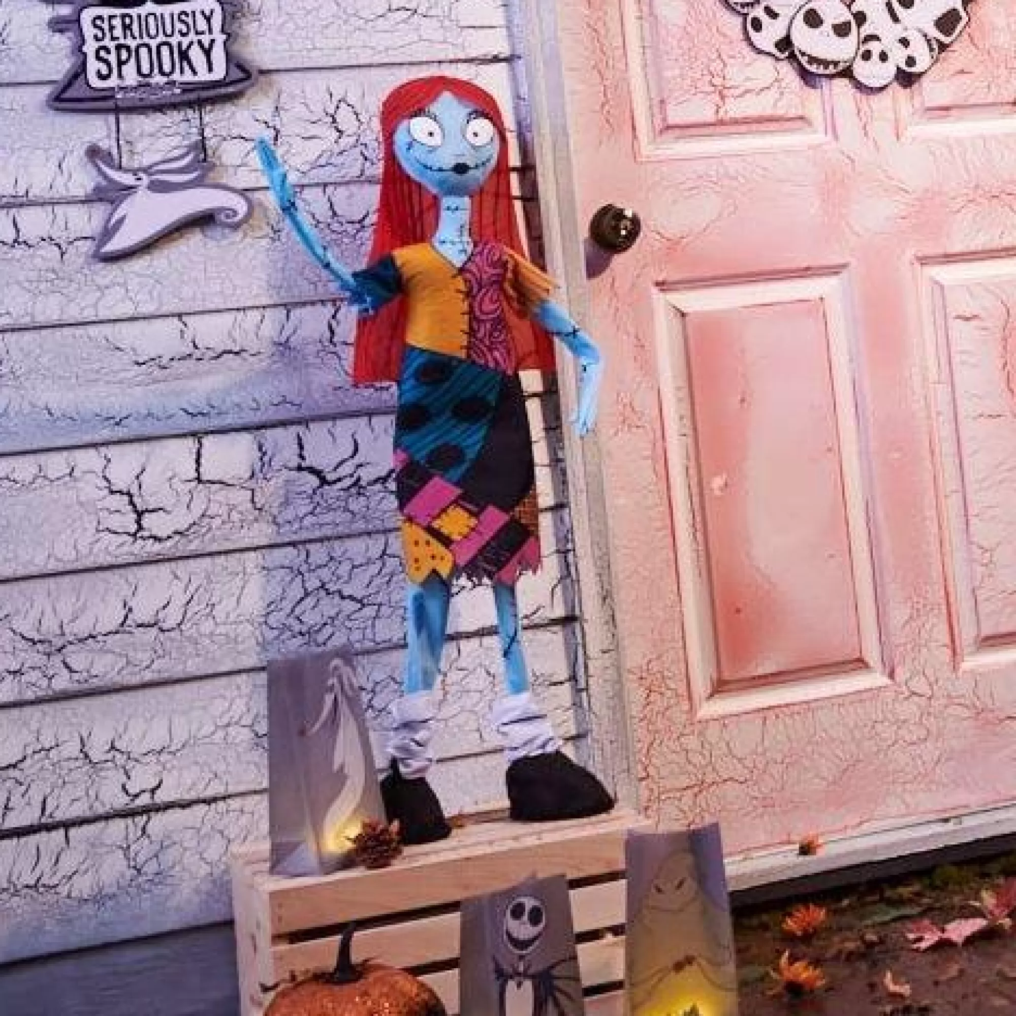 Party City The Nightmare Before Christmas | Giant Standing Sally Decoration - The Nightmare Before Christmas
