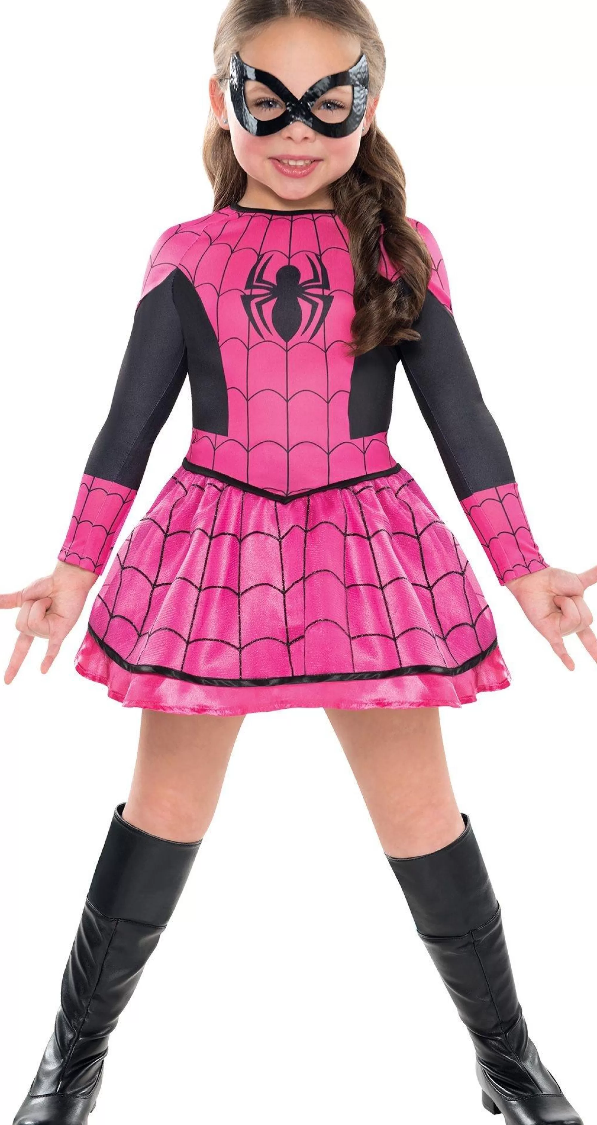 Girl Marvel Superhero | Girls Pink Spider-Girl Costume