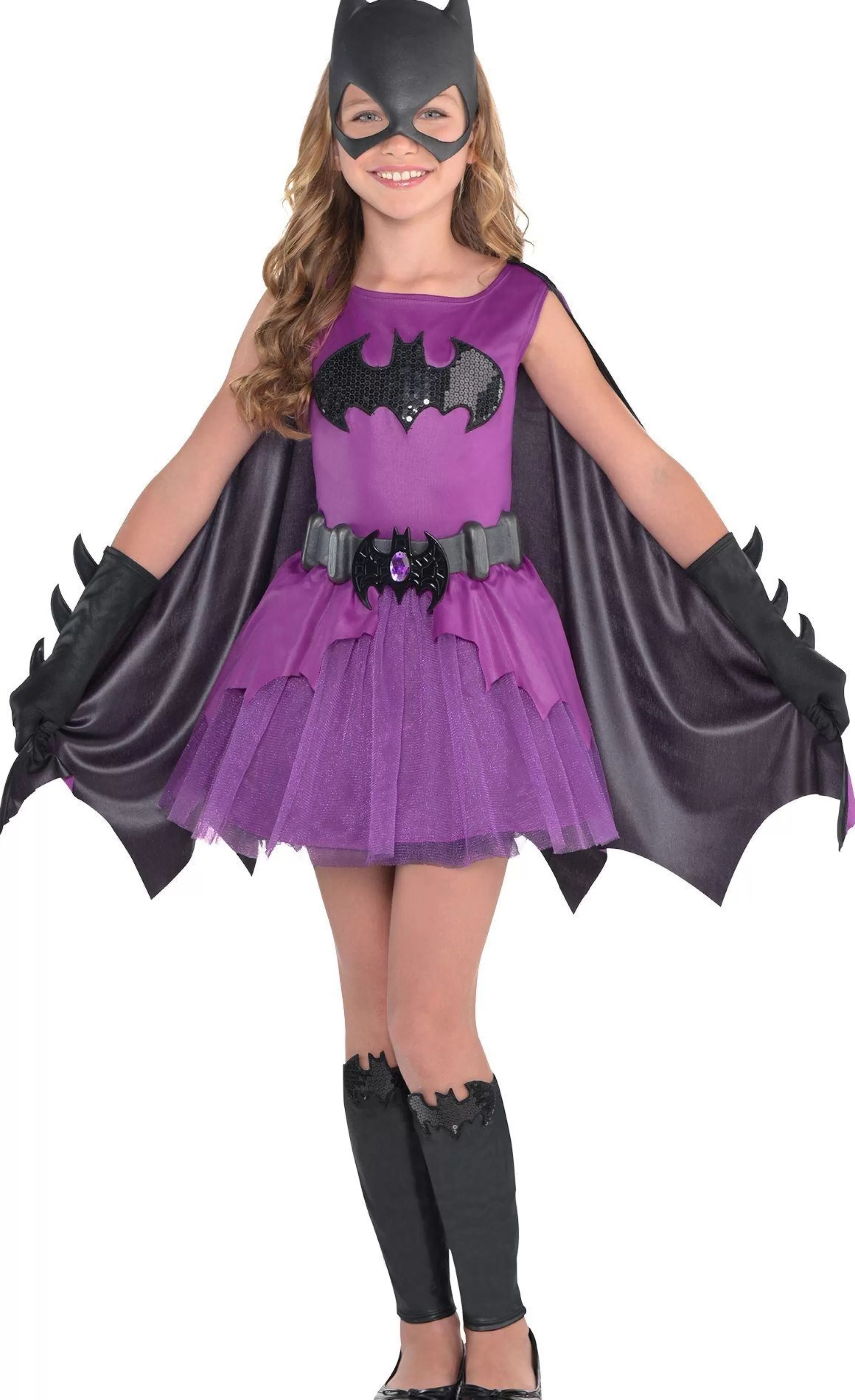 Girl DC Comics Superhero | Girls Purple Batgirl Costume - Batman