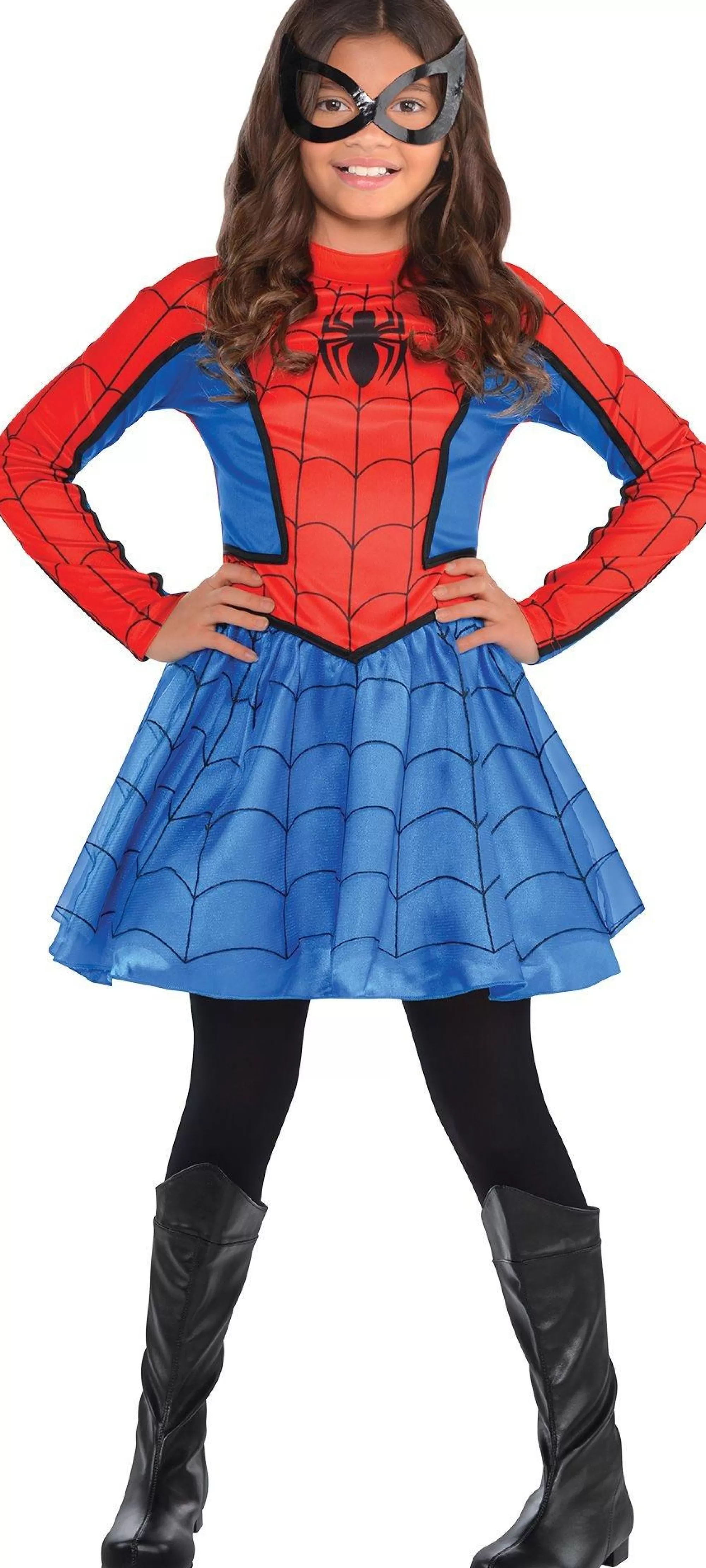 Girl Marvel Superhero | Girls Red Spider-Girl Costume