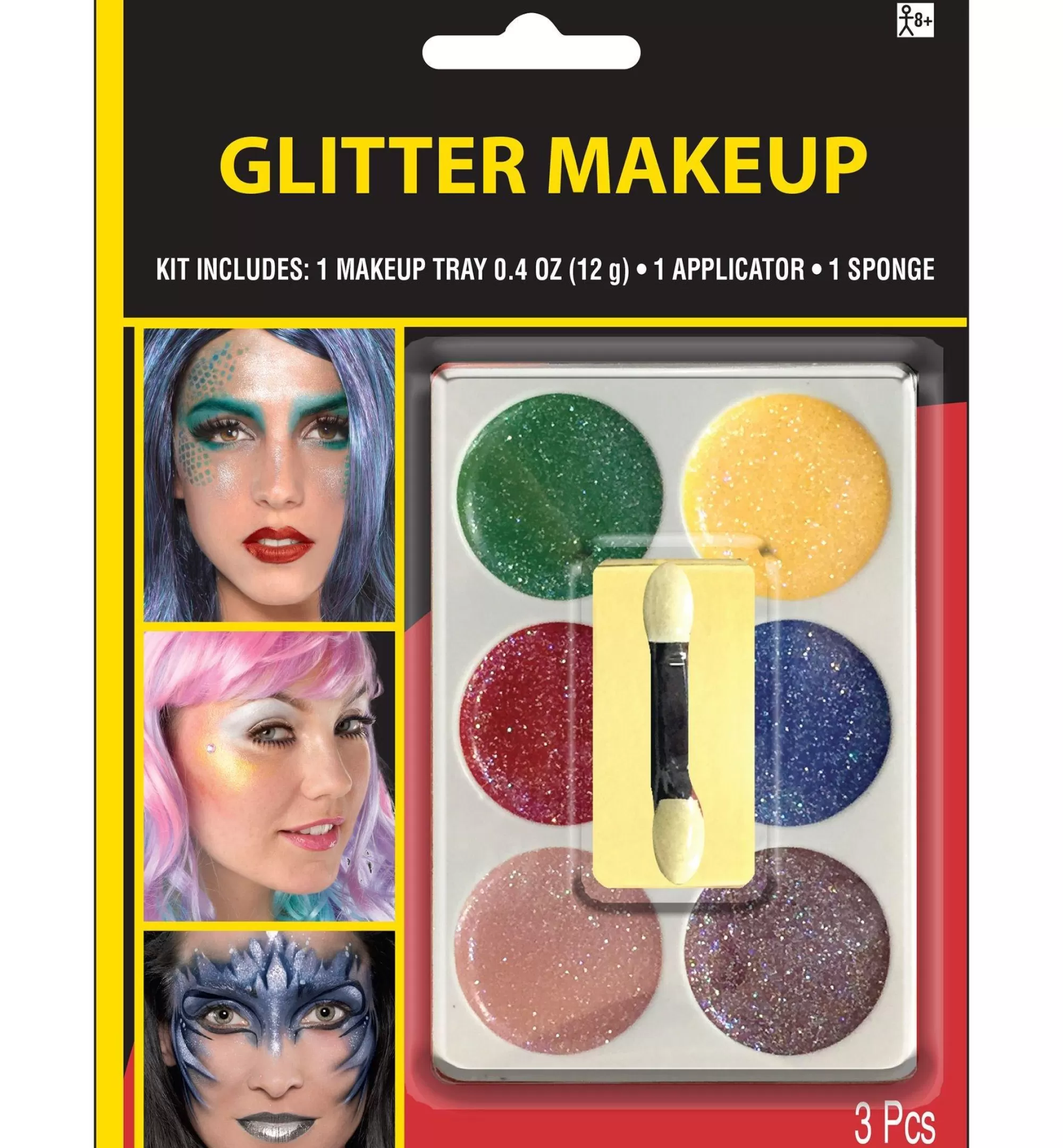 Party City Makeup-Glitter Multicolor Makeup Kit