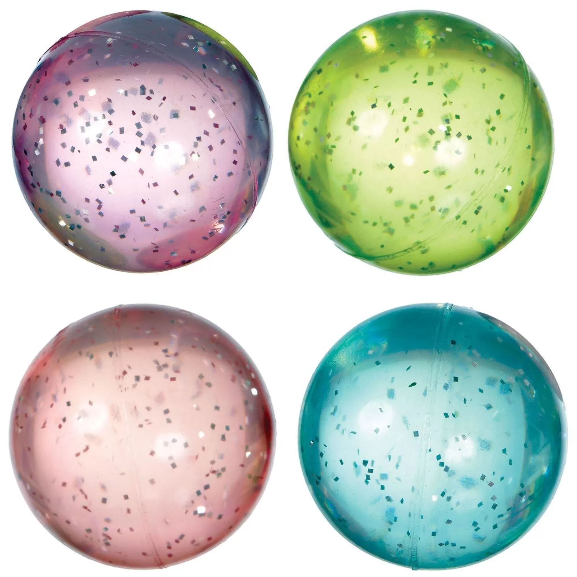 Party City Favors & Favor Bags | Glitter Pastel Star Bounce Balls 8Ct