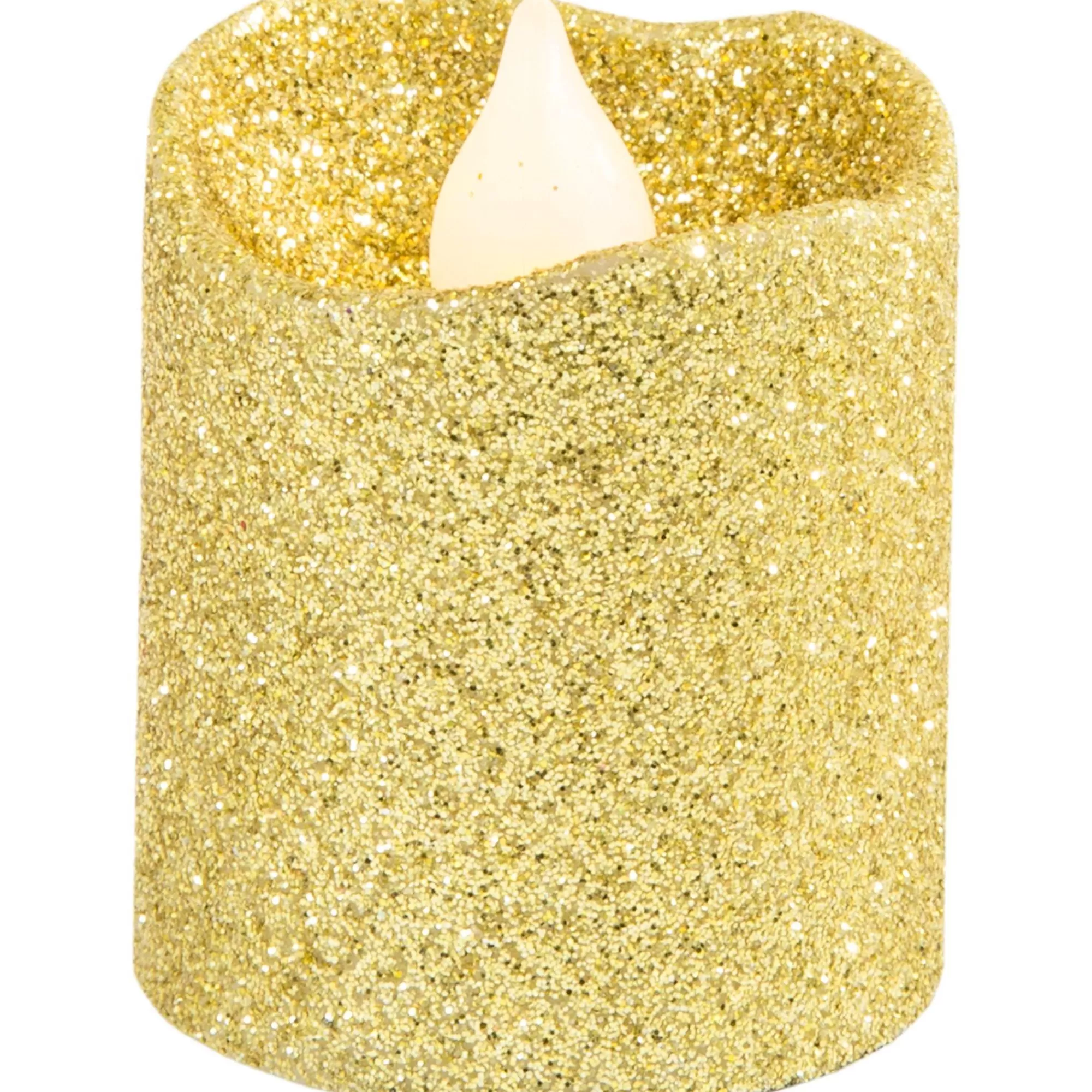 Party City Table Décor & Centerpieces | Glitter Votive Flameless Led Candles 6Ct