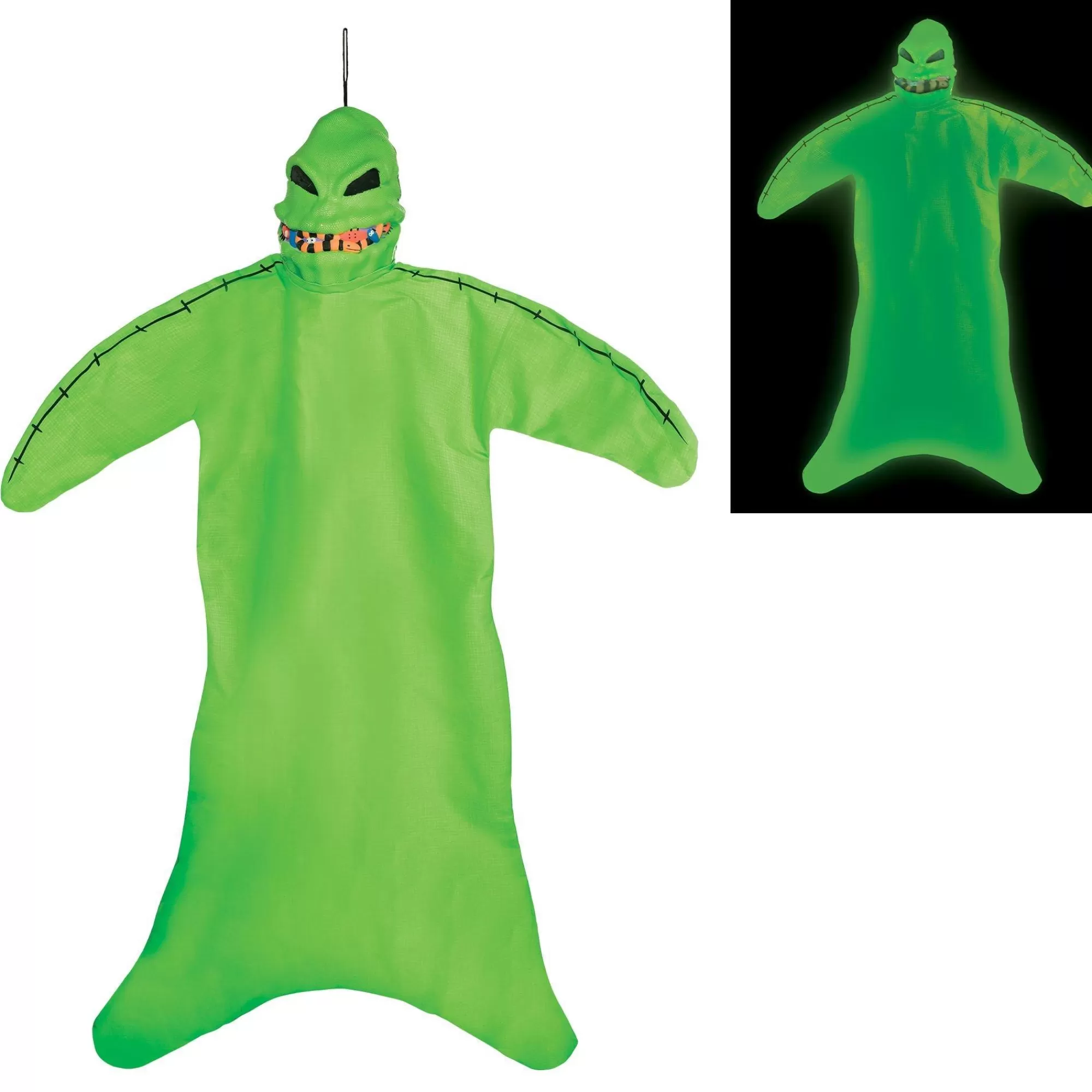 Party City The Nightmare Before Christmas | Glow-In-The-Dark Oogie Boogie Hanging Decoration, 5Ft - Disney The Nightmare Before Christmas