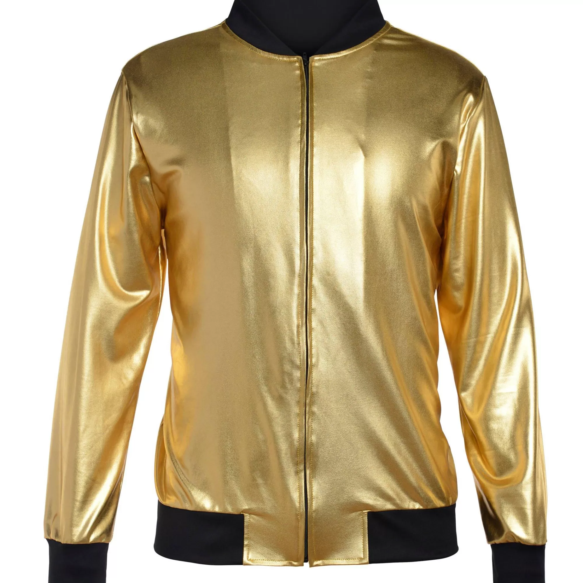 Party City Couples' Costumes-Gold Hip Hop Track Jacket