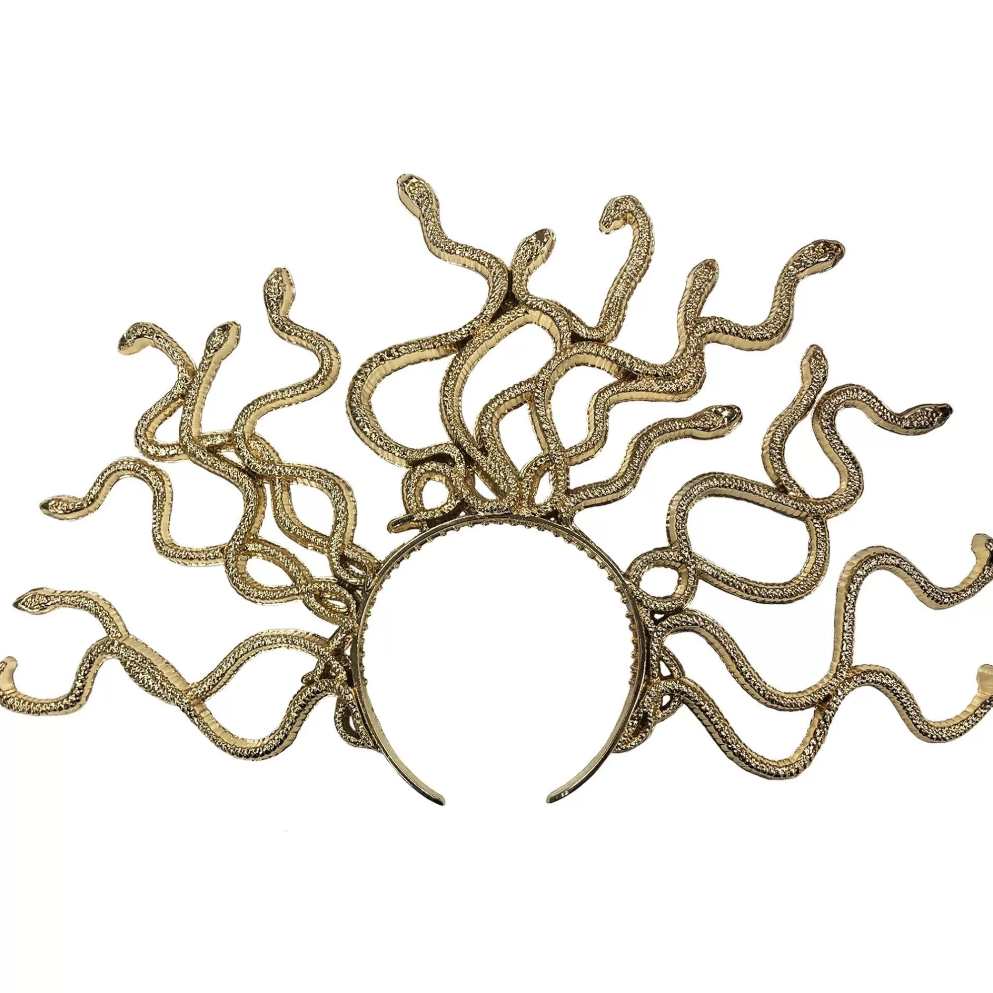 Party City Headbands, Tails-Gold Medusa Snake Headband