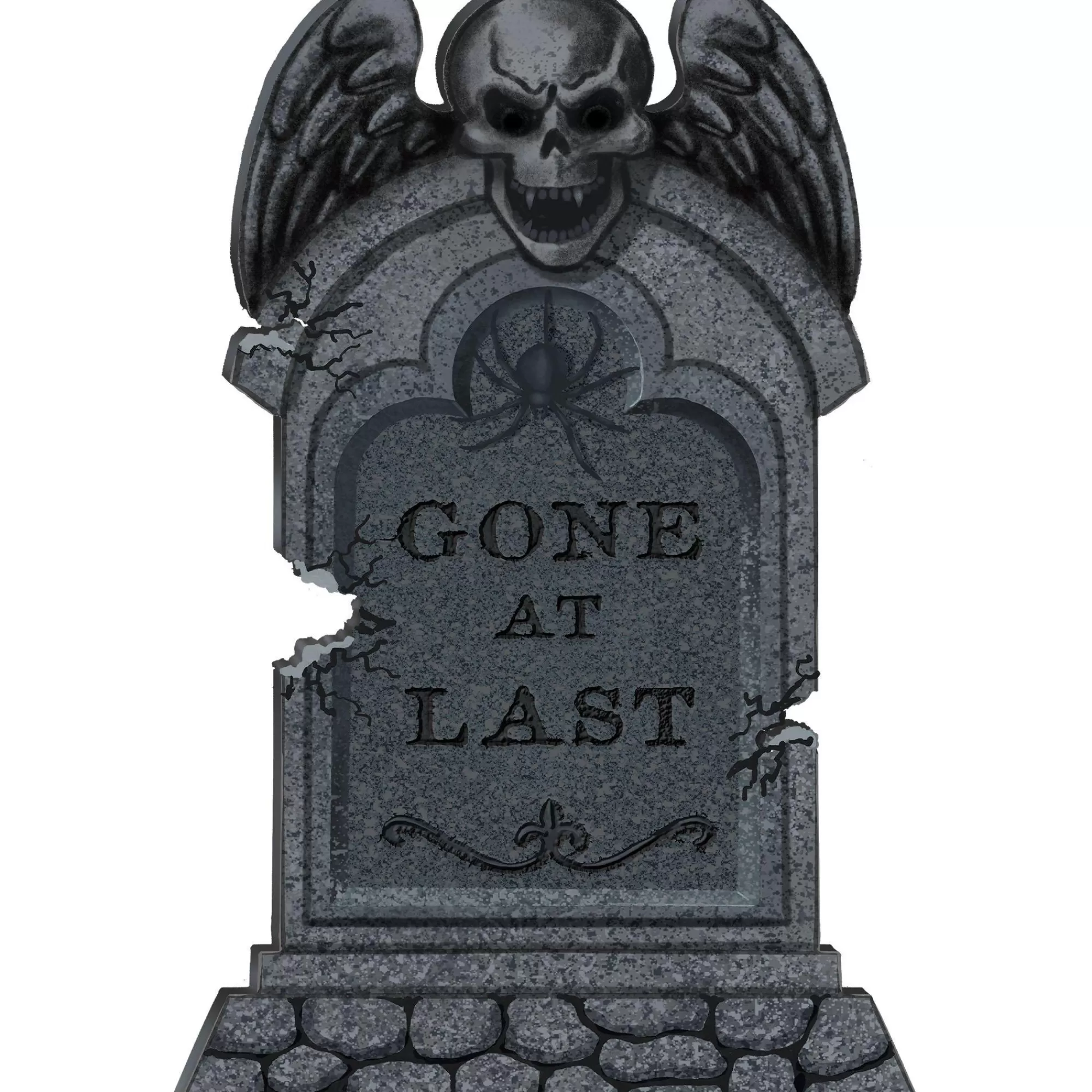 Party City Tombstones & Fencing | Gone At Last Tombstone, 14In X 22In