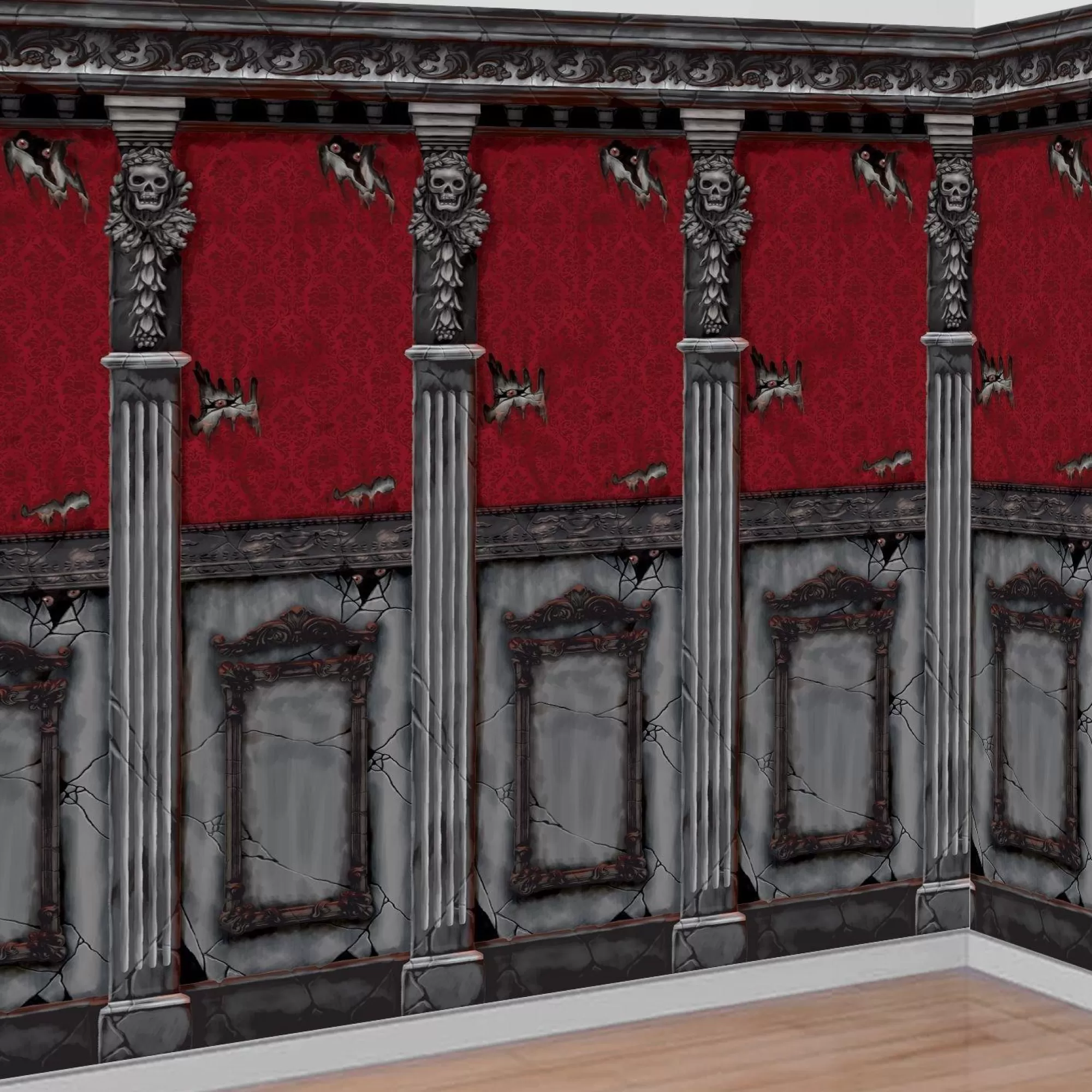 Party City Window & Wall Décor | Gothic Mansion Room Rolls