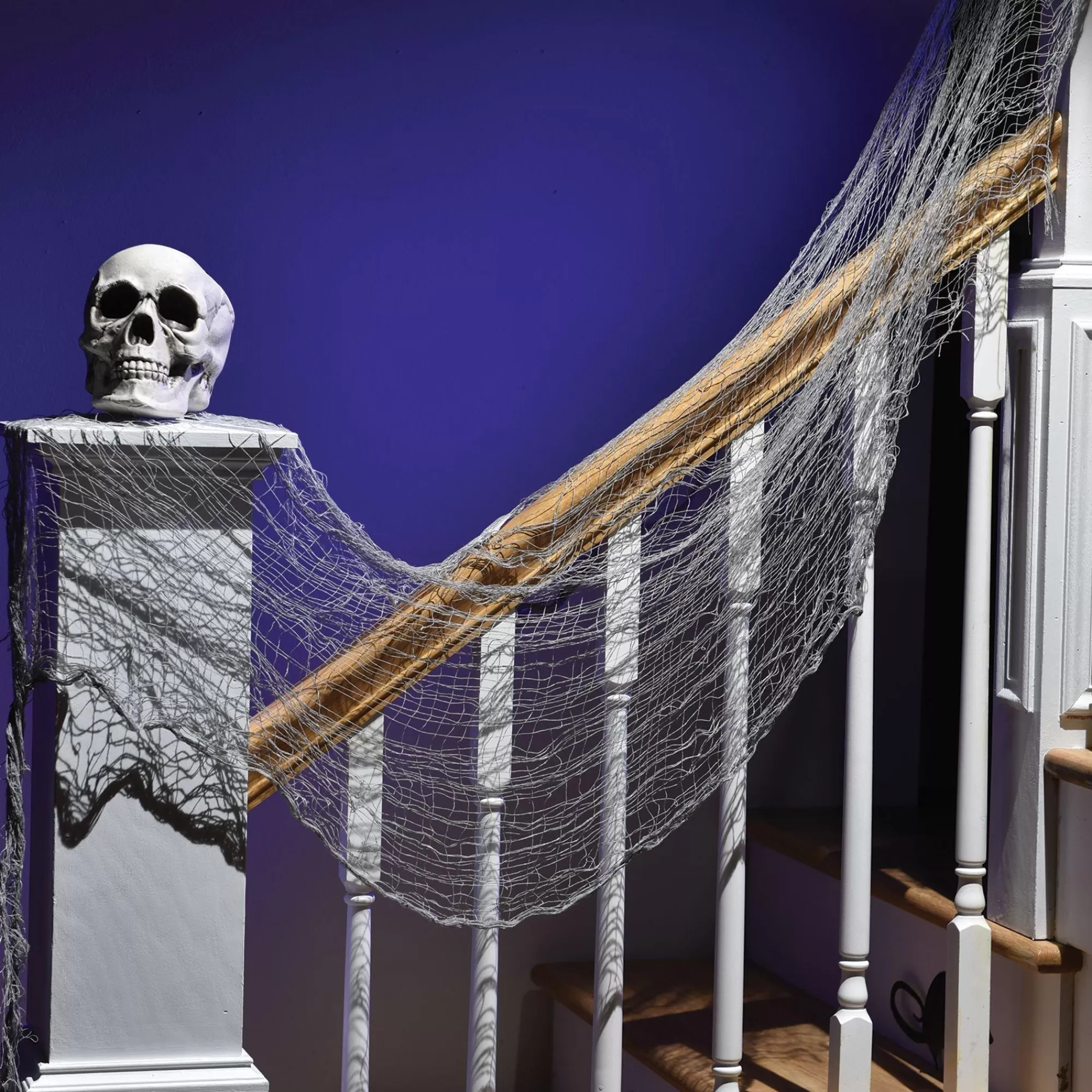 Party City Decorations | Gray Creepy Cloth