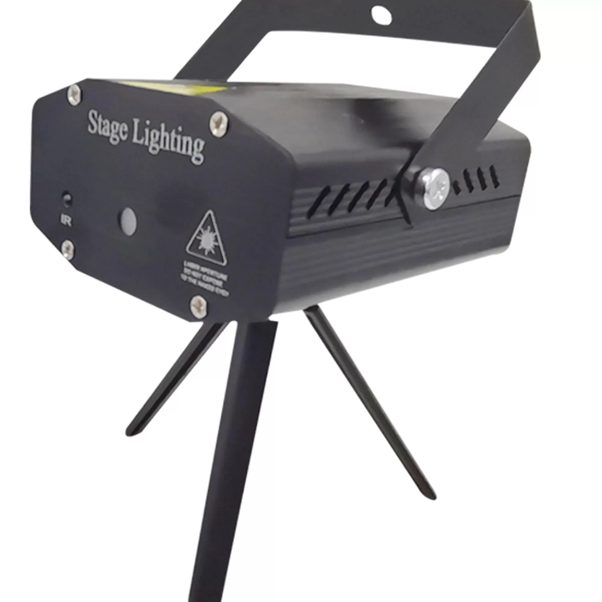 Party City Strobe Lights & Black Lights | Green & Red Mini Laser Stage Lighting Projector With Remote & Tripod