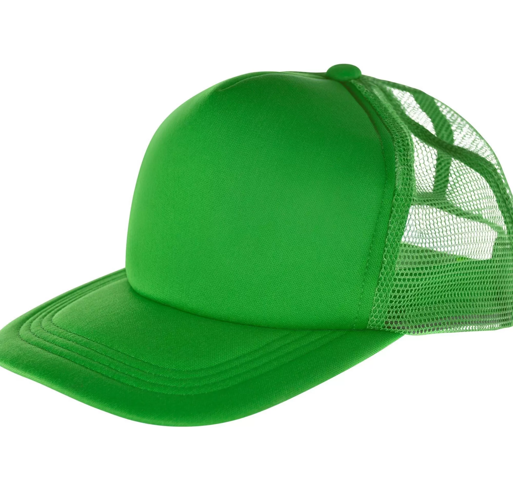 Party City Hats-Green Baseball Hat Festive Green