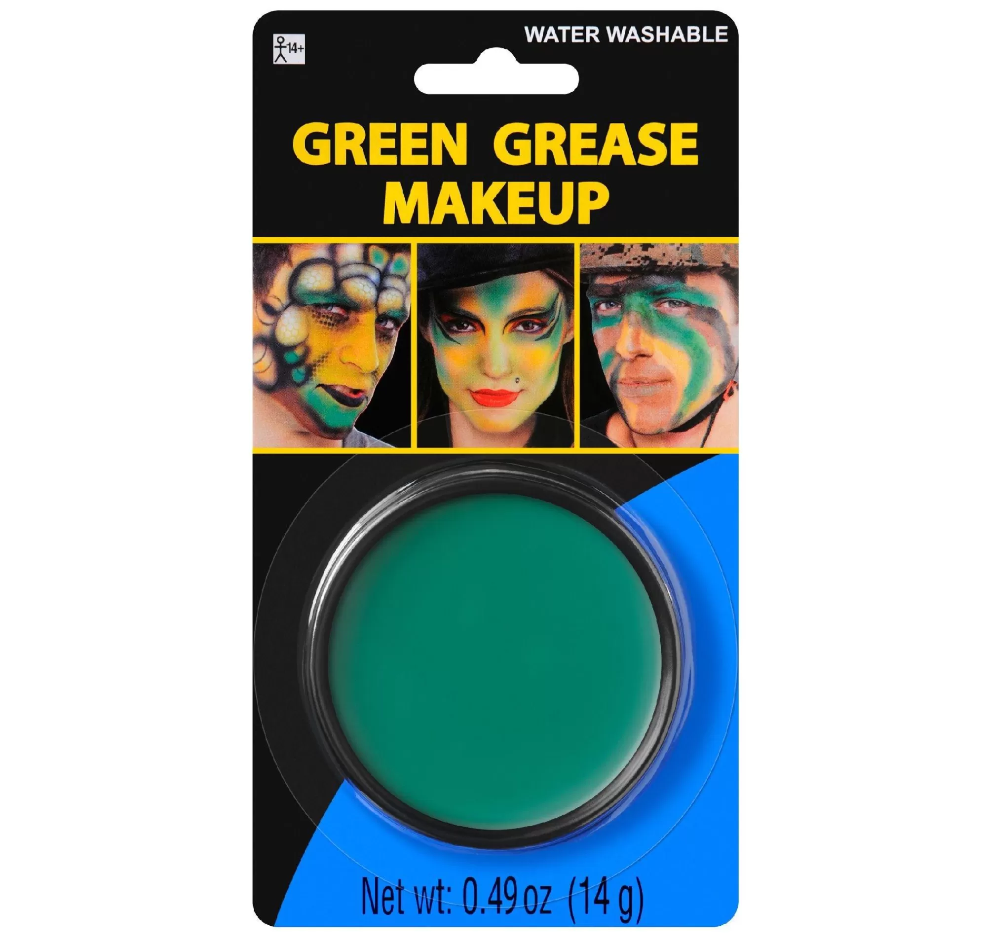 Party City Makeup-Green Grease Makeup 0.49Oz