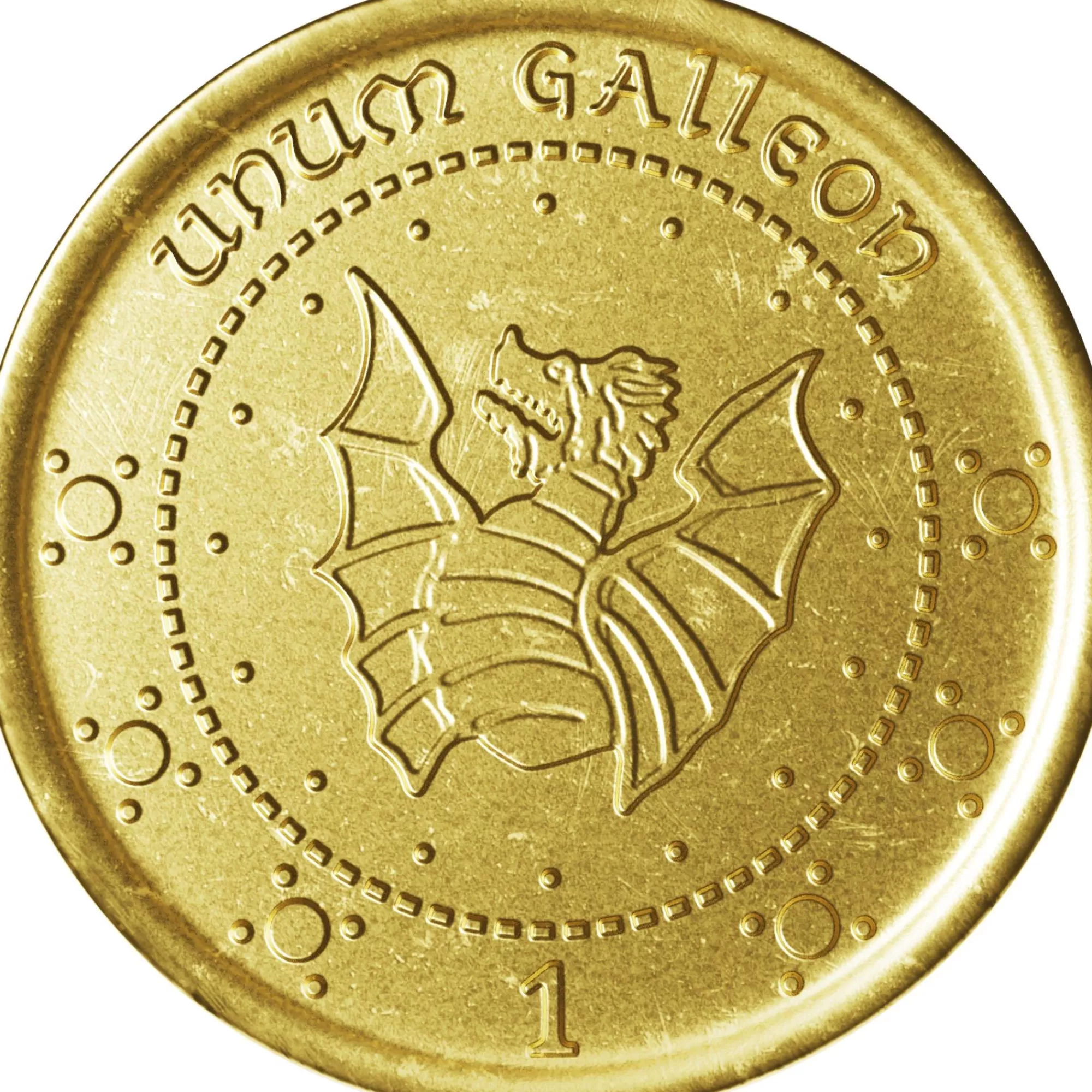 Party City Chocolate Candy-Gringotts Galleon Milk Chocolate Gold Coin, 0.81Oz - Harry Potter