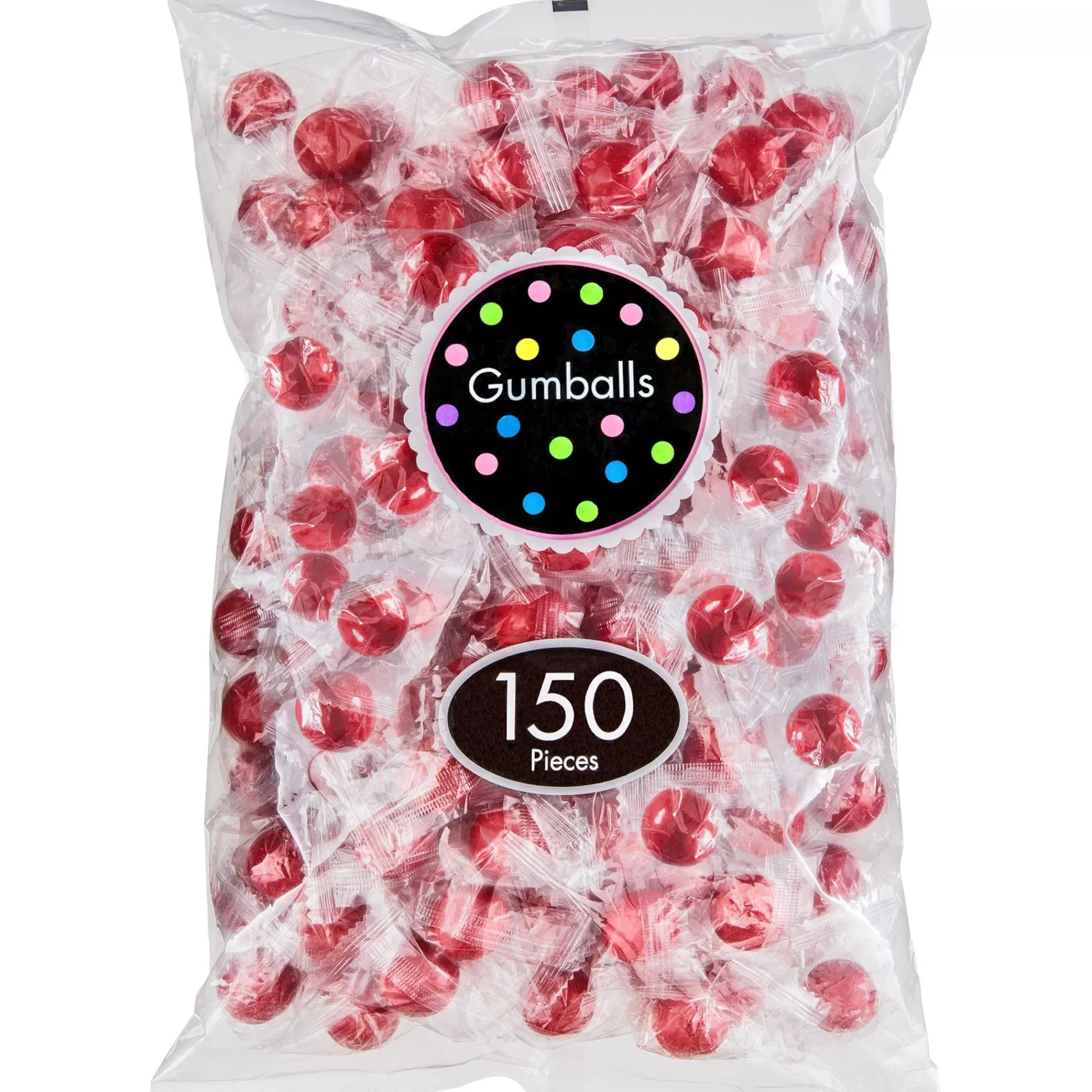 Party City Gumballs-Gumballs 150Pc Red