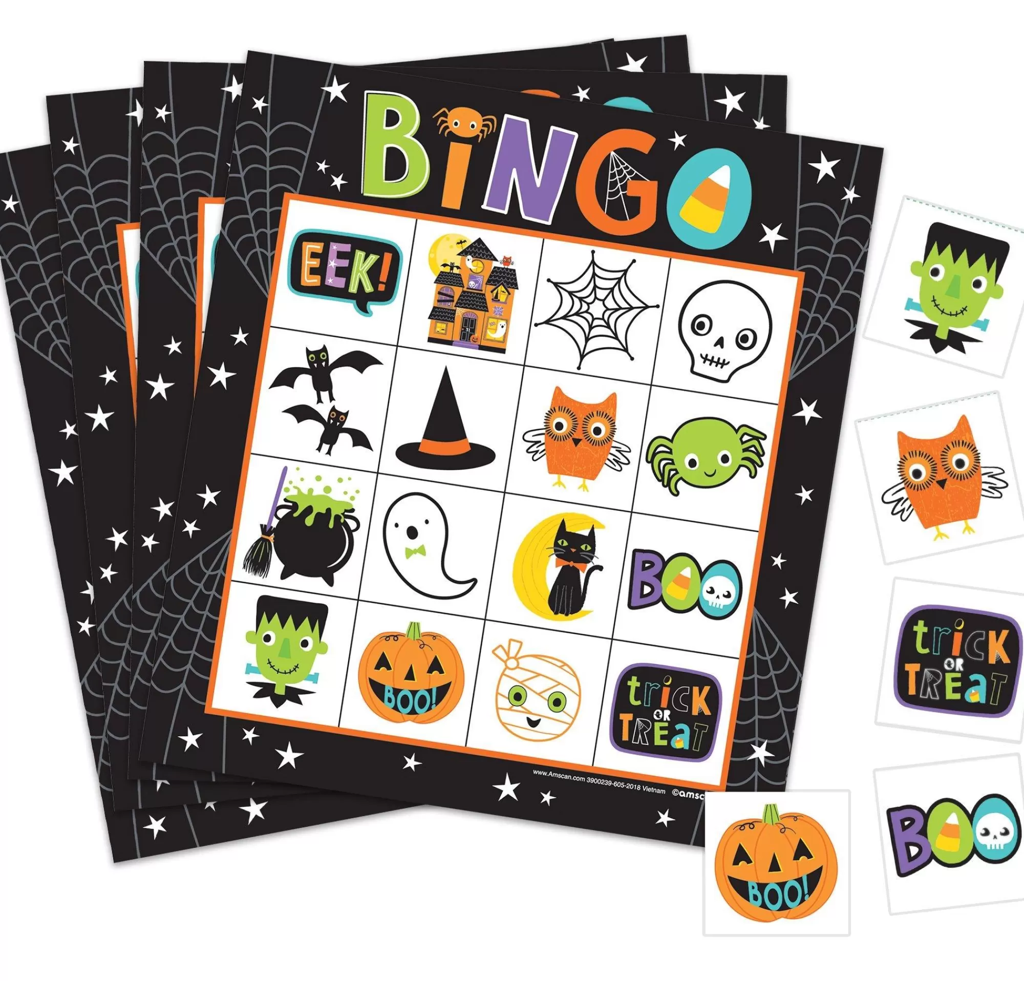 Party City Pi Atas, Games, & Activities | Halloween Bingo Game