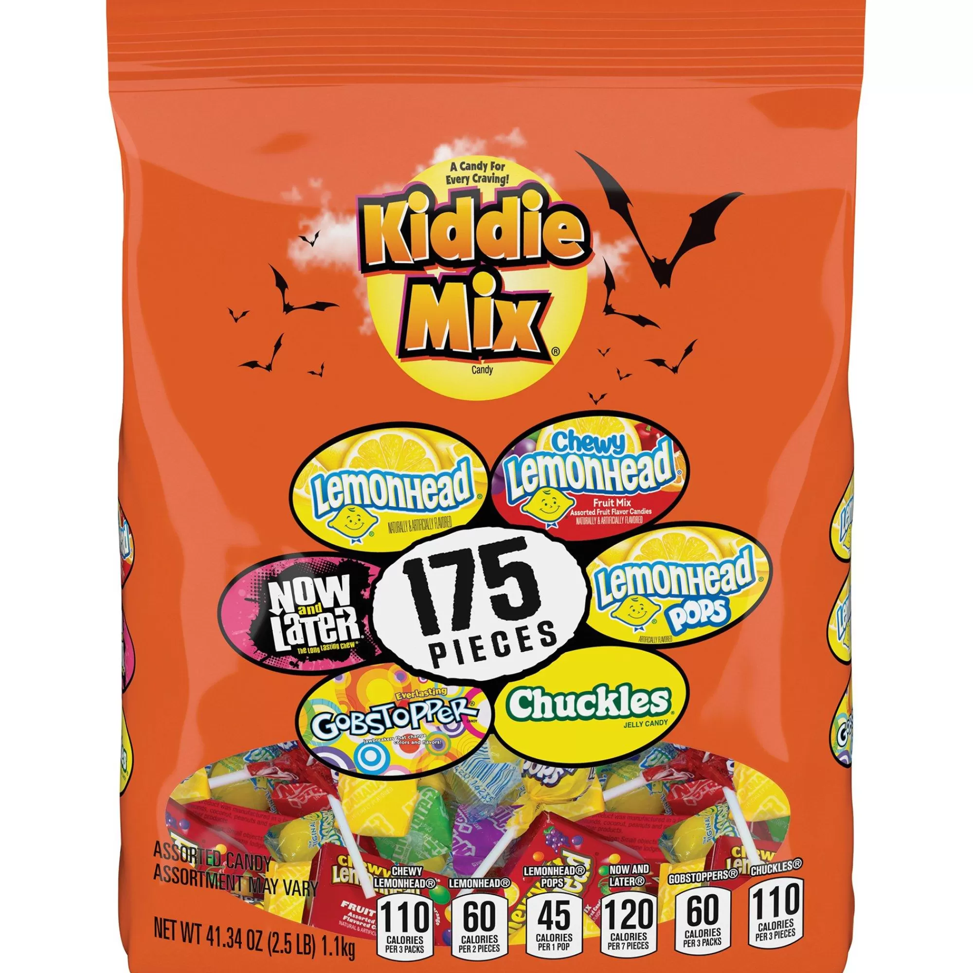 Party City Trunk Or Treat | Halloween Kiddie Mix, 39.11Oz, 165Pc - Chewy Candy