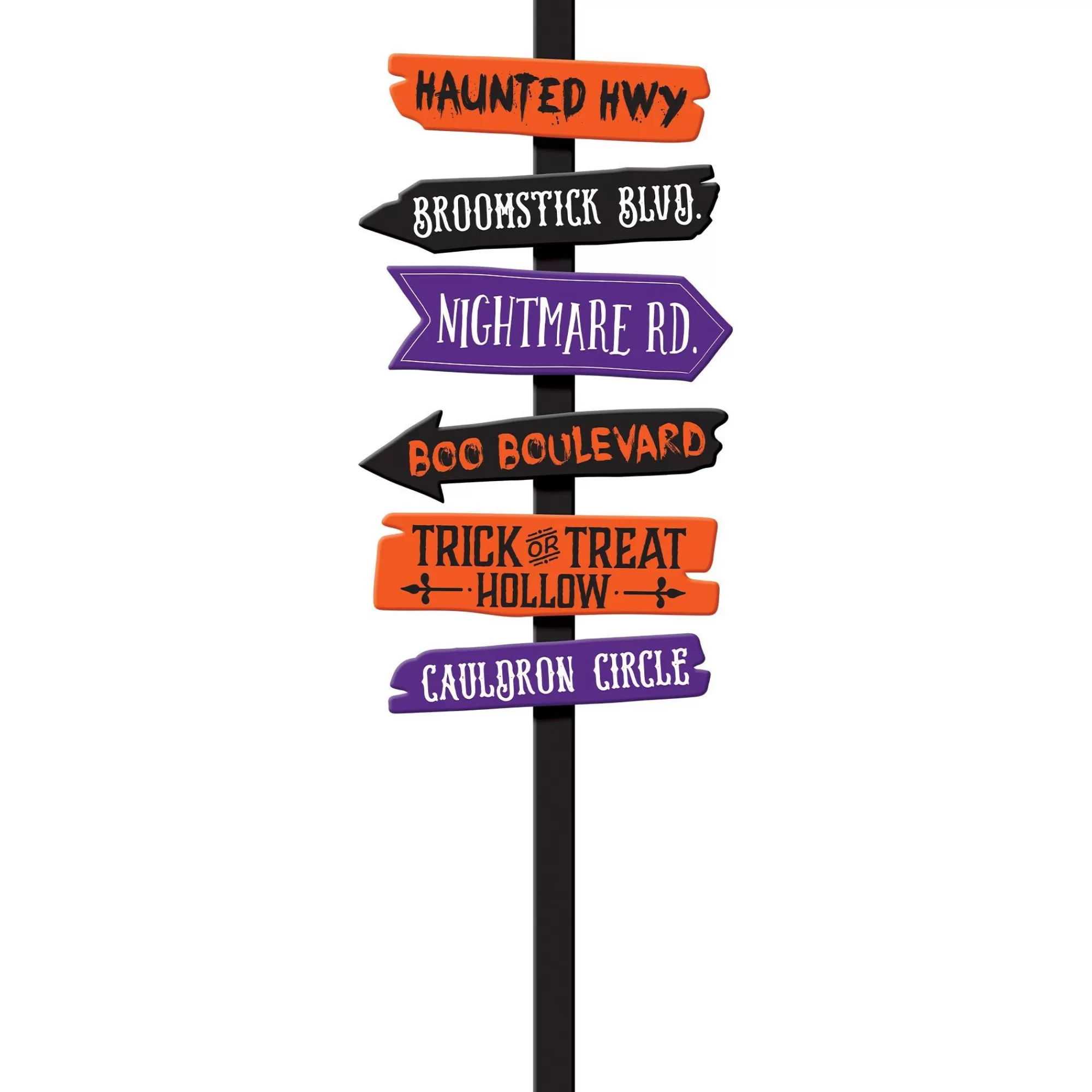 Party City Yard Stakes & Signs | Halloween Place Mdf Directional Yard Sign, 47In