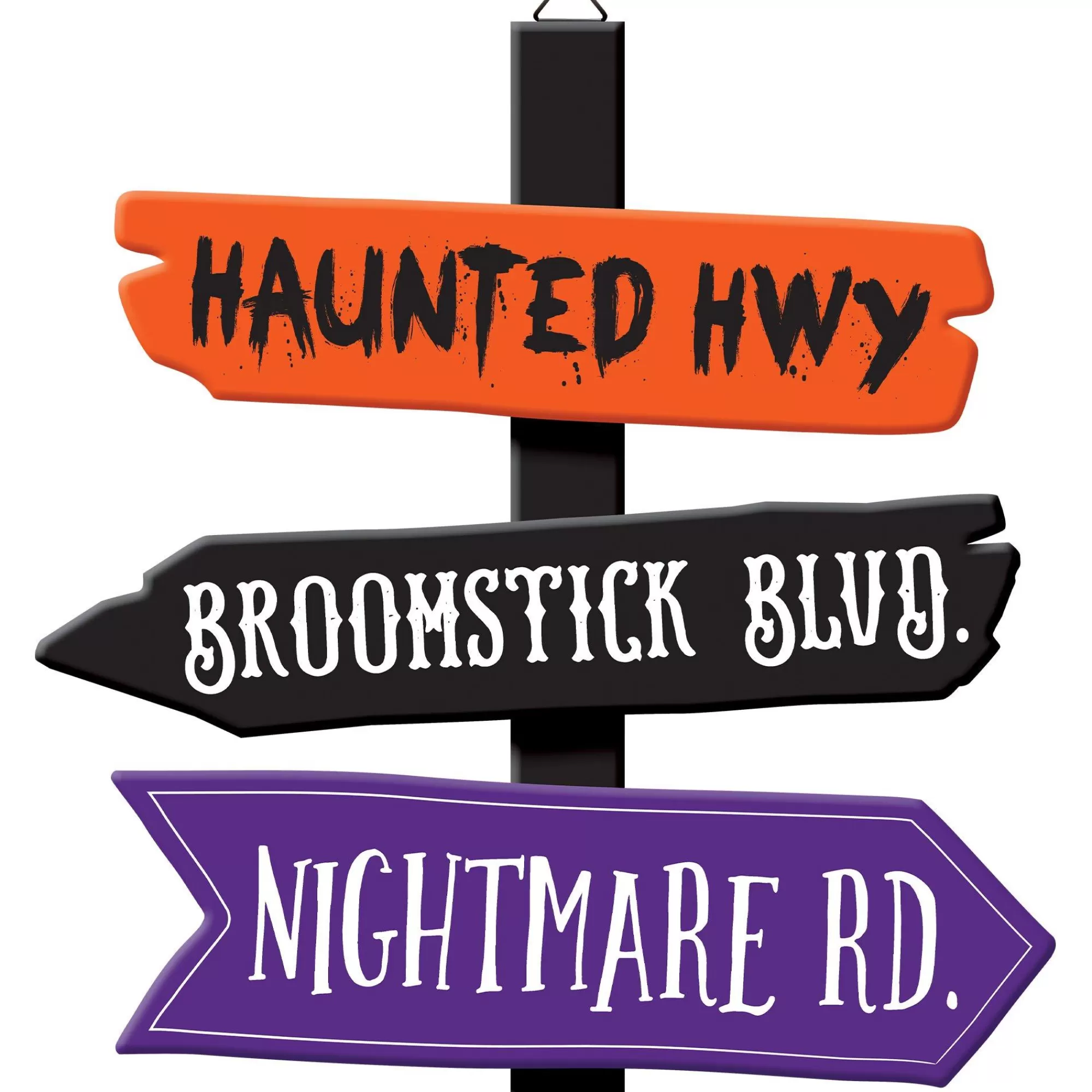 Party City Yard Stakes & Signs | Halloween Place Mdf Directional Yard Sign, 47In