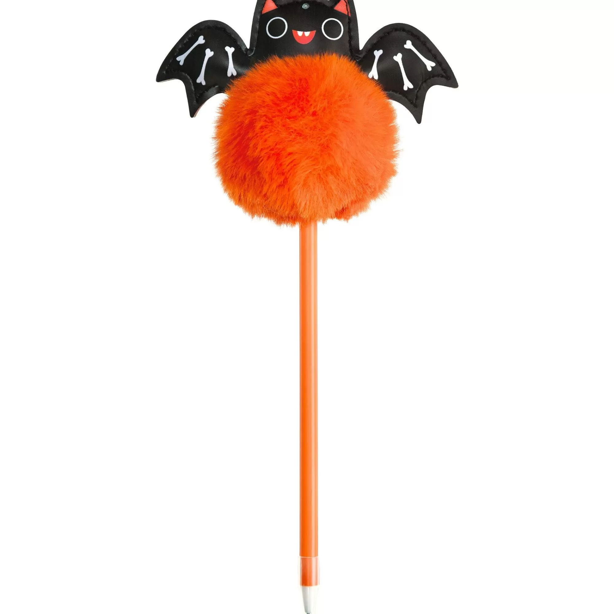 Party City Favors & Favor Bags | Halloween Puffy-Topped Bat Yarn & Plastic Pen, 4.25In X 9.25In