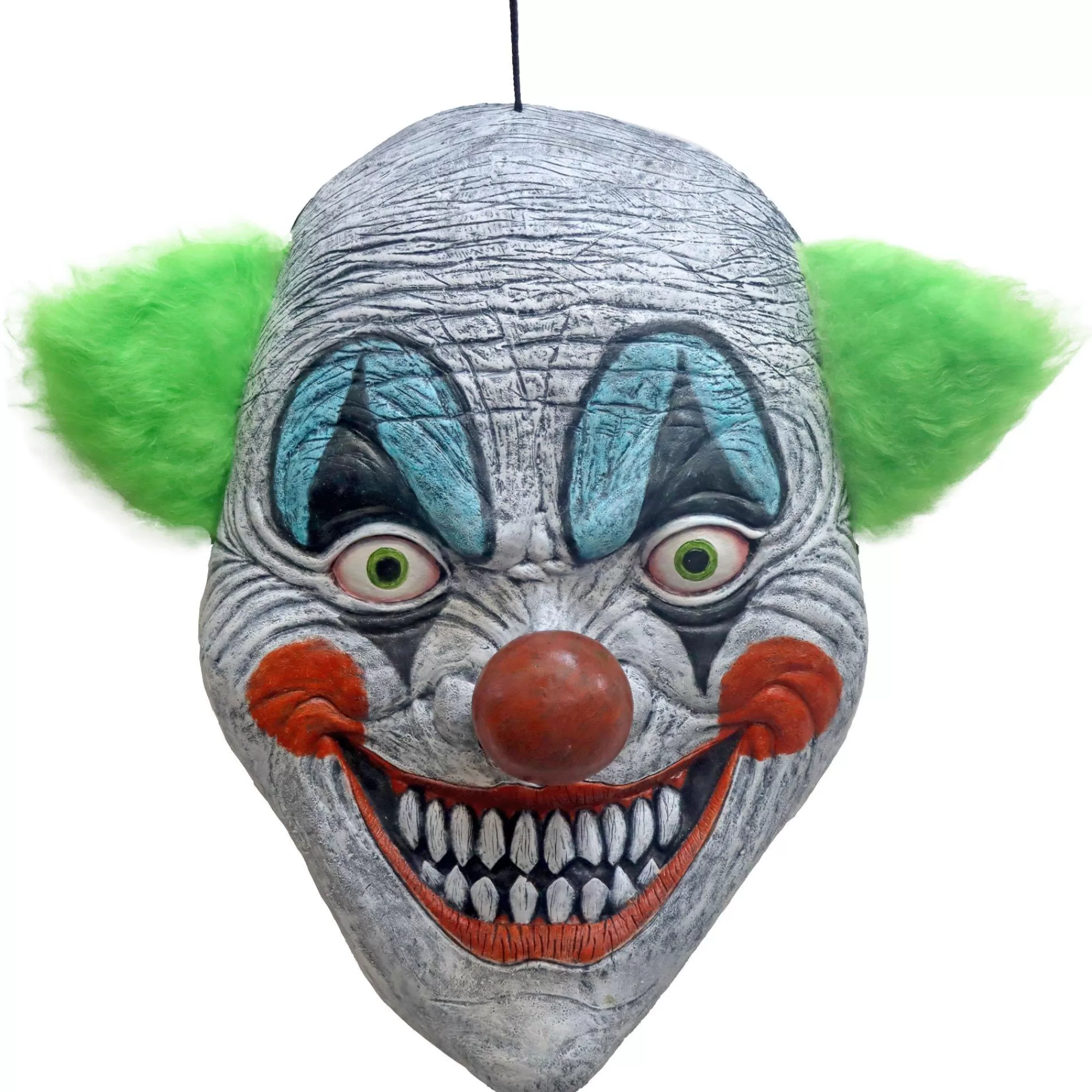 Party City Hanging Decorations | Hanging Latex Creepy Clown, 1.5Ft X 3.7Ft