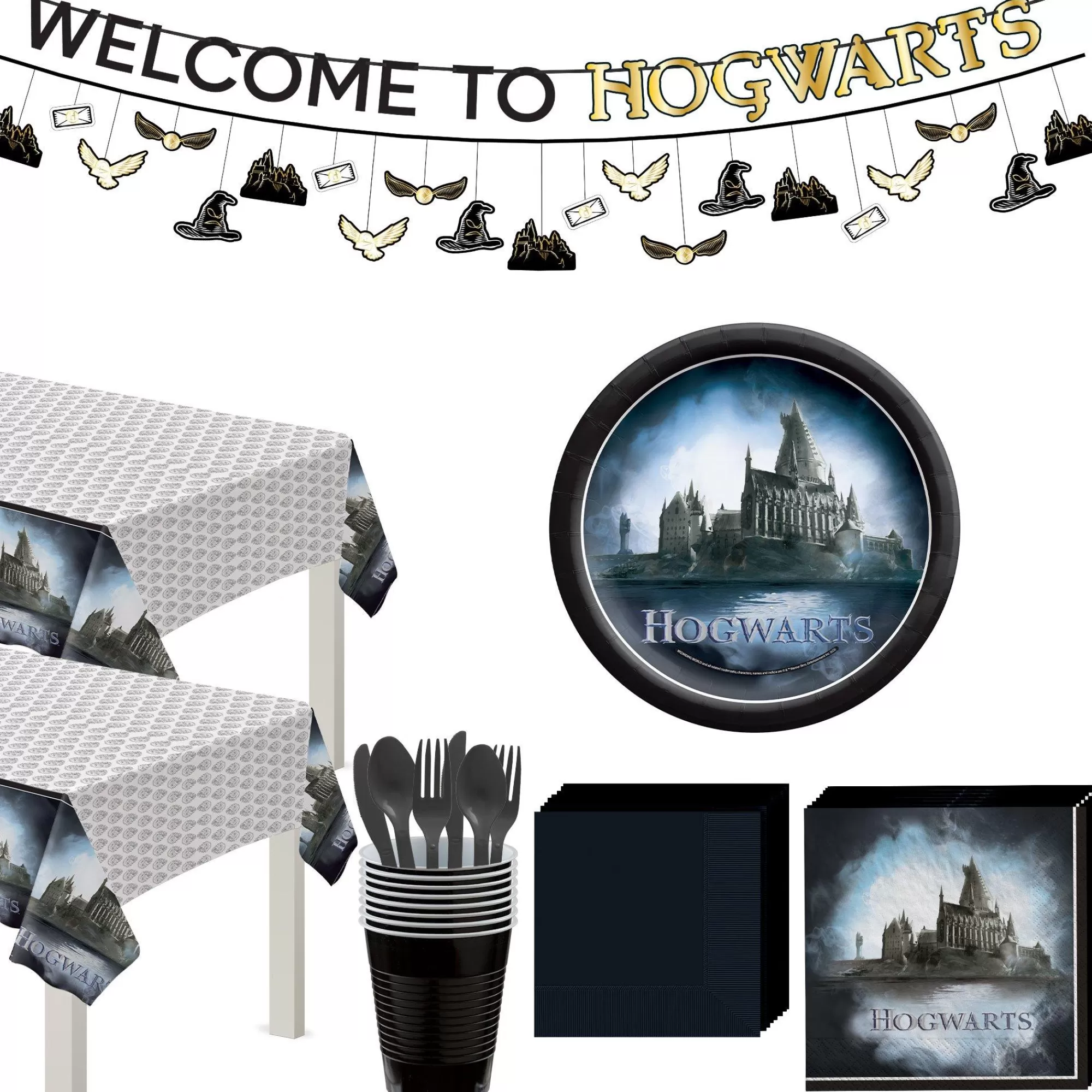 Party City Harry Potter Hogwarts | Harry Potter Hogwarts Party Kit For 18 Guests