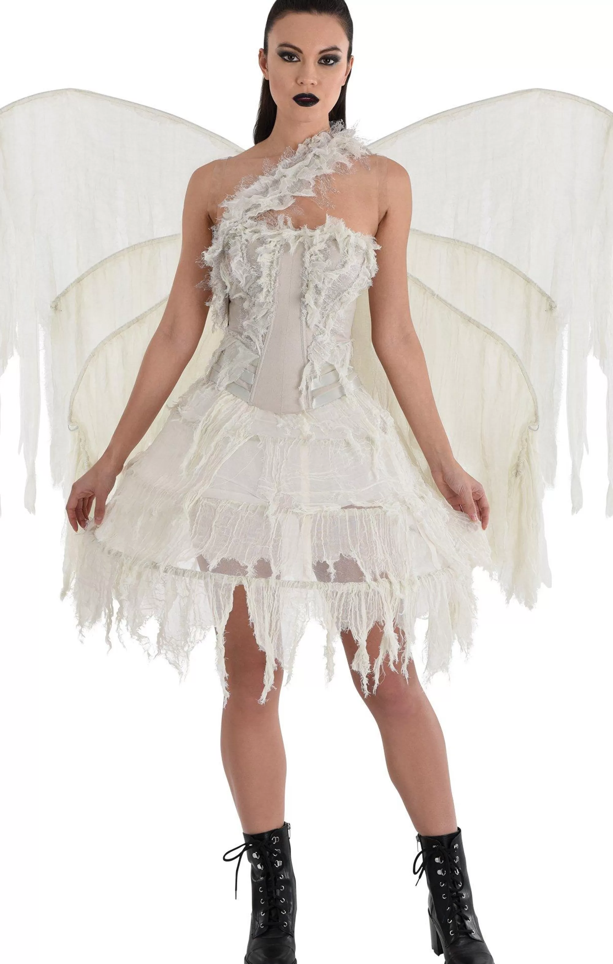 Party City Wings-Haunted Distressed Wings