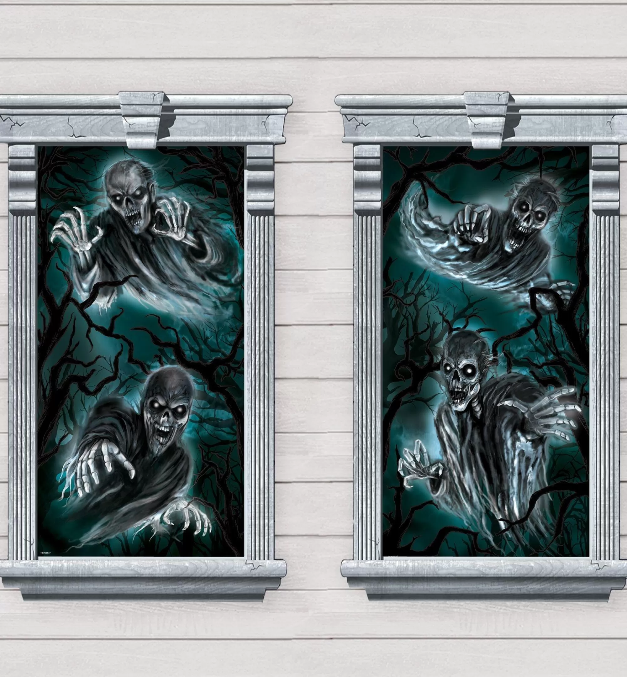 Party City Window & Wall Décor | Haunted Forest Window Posters 2Ct