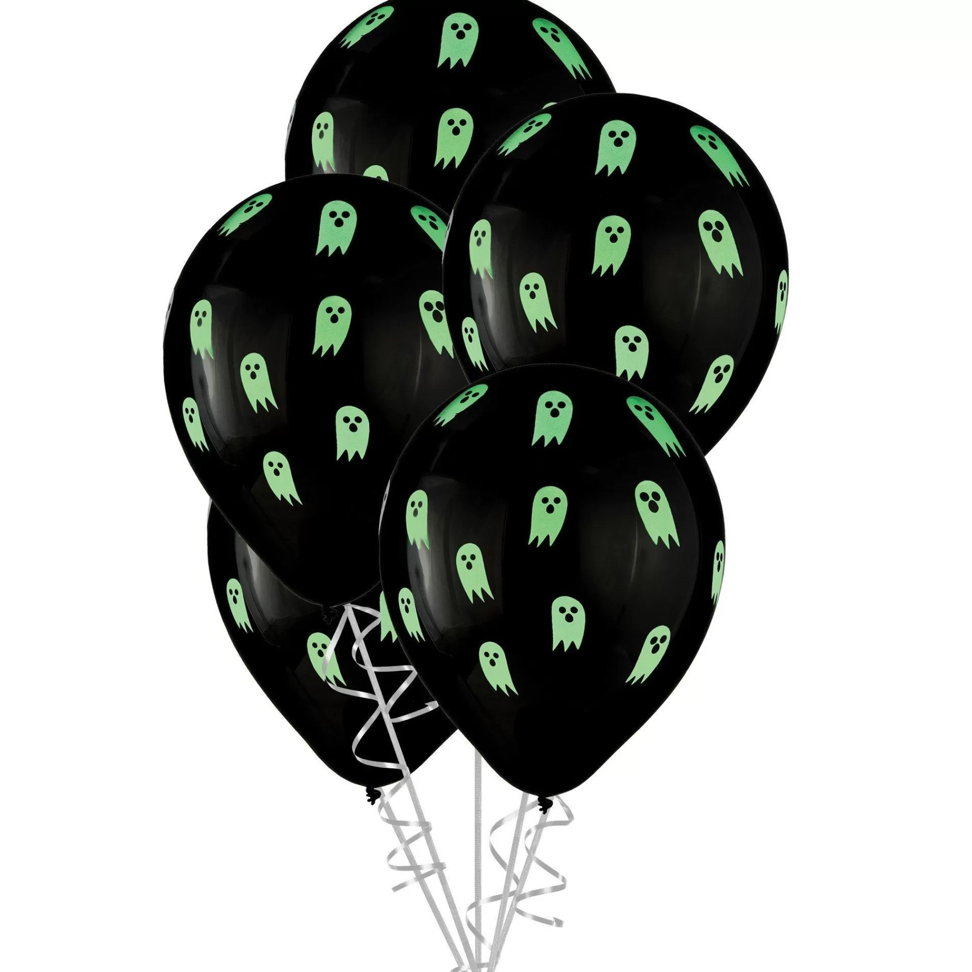 Party City Balloons | Haunted House Ghost Foil & Latex Balloon Bouquet, 20Pc