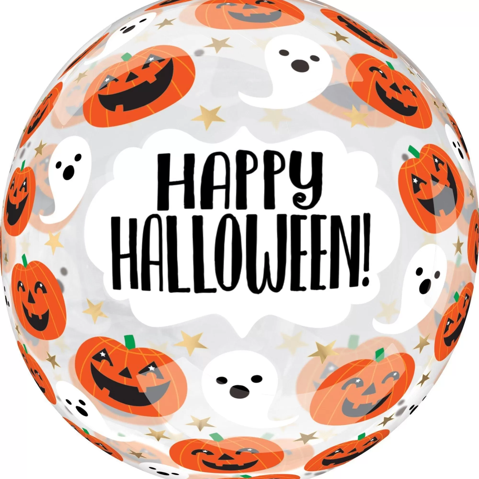 Party City Balloons | Haunted House Halloween Foil & Plastic Balloon Bouquet, 7Pc