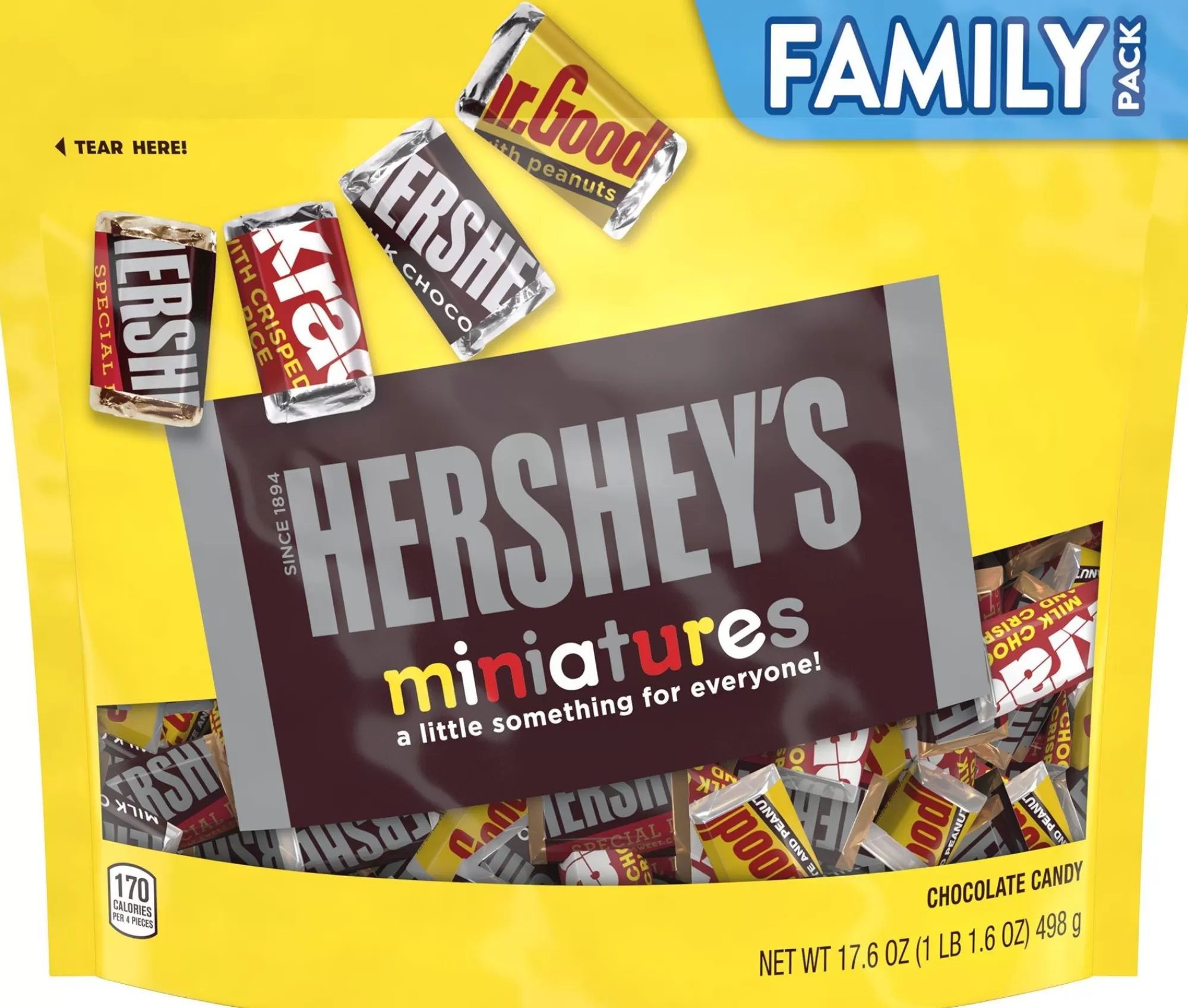 Hershey's Chocolate Candy- Chocolate Miniatures Family Pack