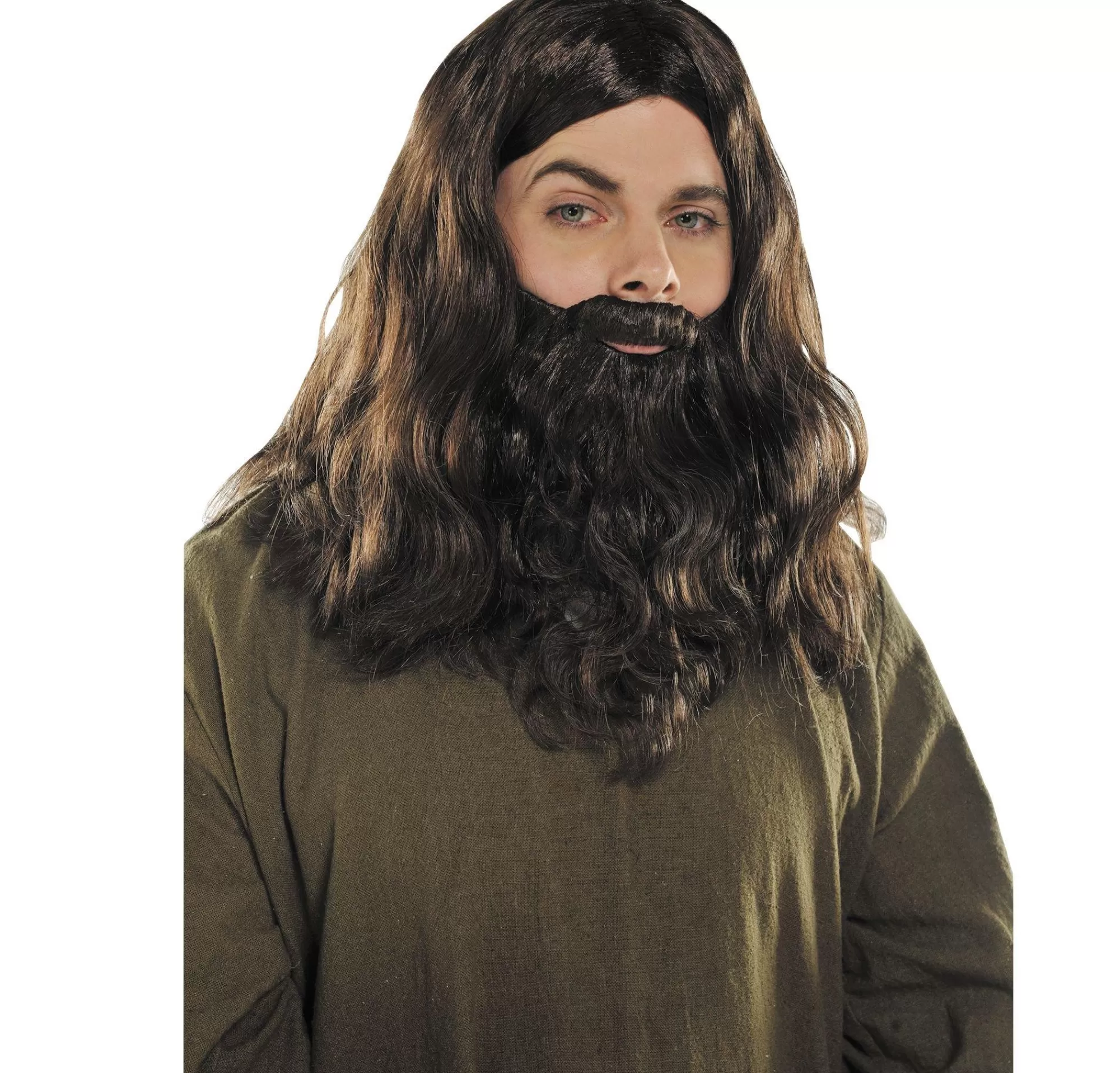 Party City Facial Hair-Hippie Wig & Beard