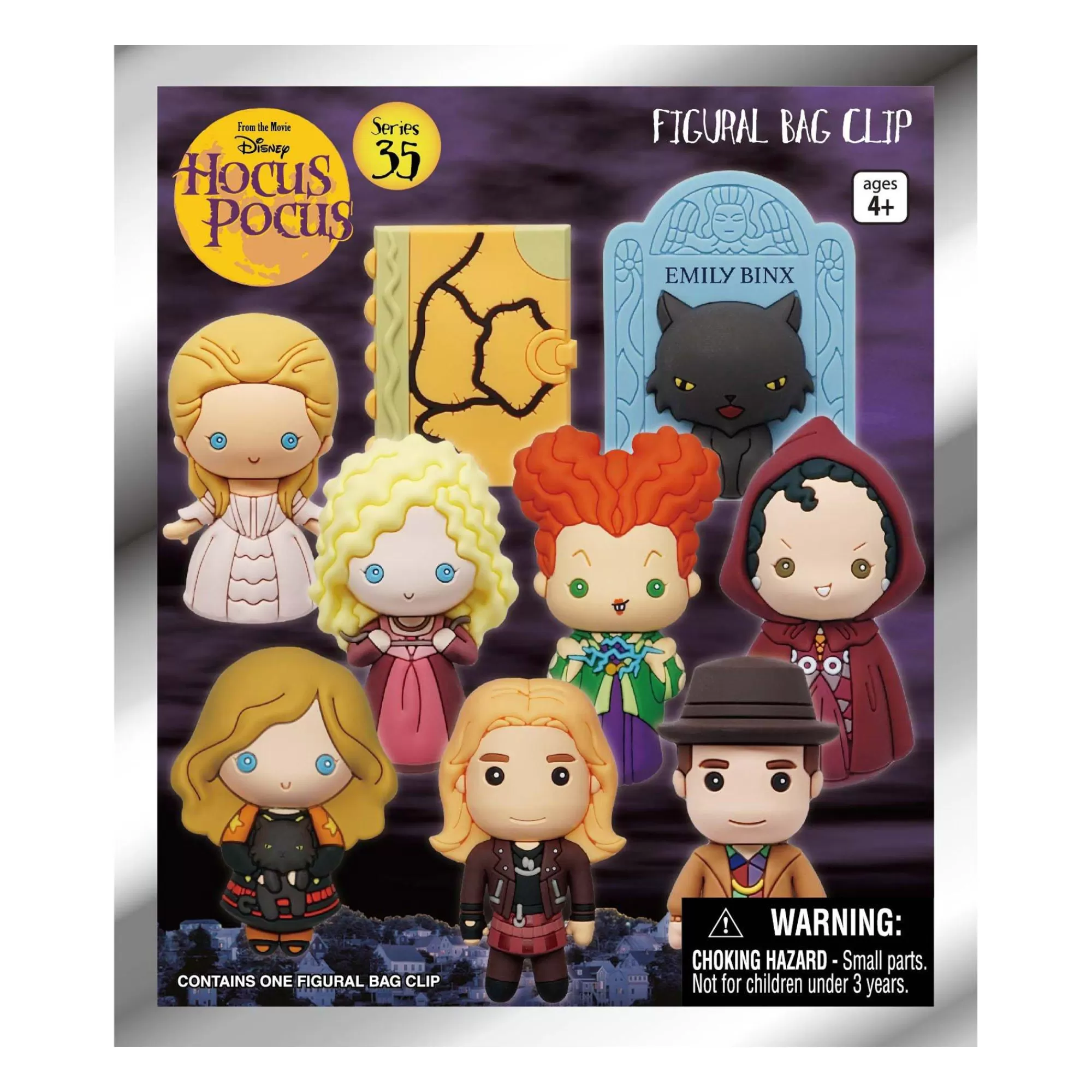 Party City Favors & Favor Bags | Hocus Pocus 3D Foam Plastic Bag Clip Mystery Pack, 2.5In