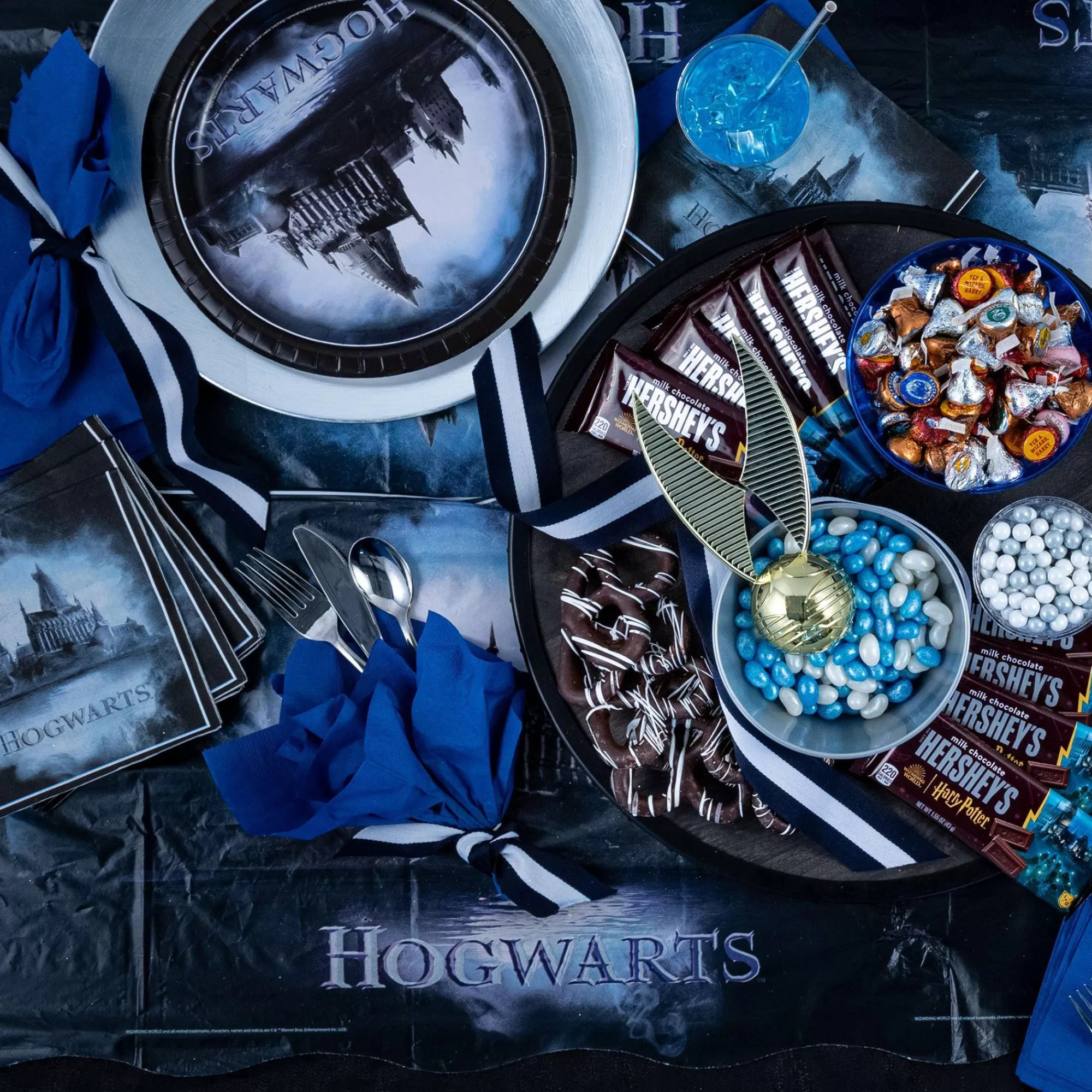 Party City Harry Potter Hogwarts | Hogwarts Paper Dinner Plates, 10In, 18Ct - Harry Potter