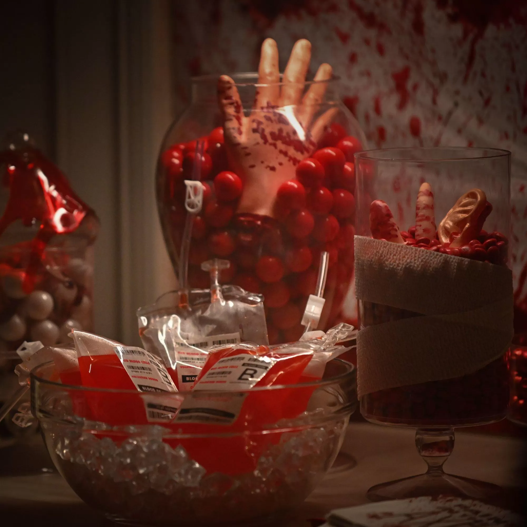 Party City Get Axed | Horror Monster Blood Bag Drink Pouches, 10Oz, 10Ct