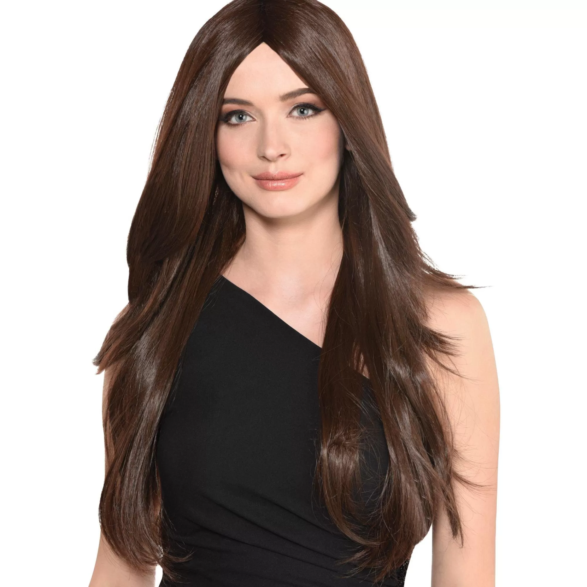 Party City Wigs-Hot Honey Chestnut Wig