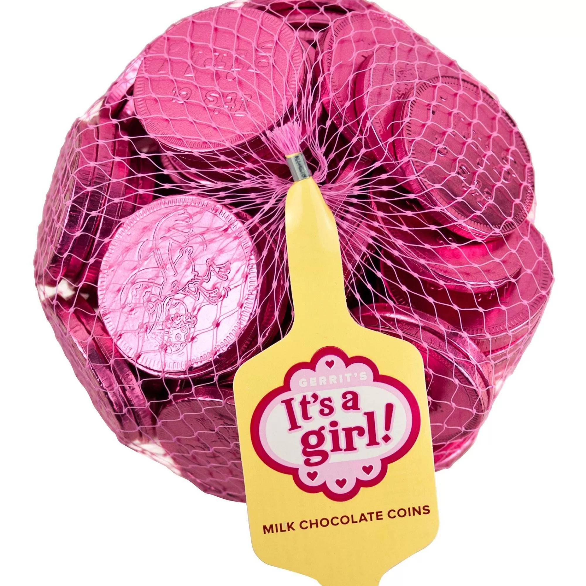 Party City Candy Buffet By Color-It's A Girl Chocolate Coins 72Pc Pink