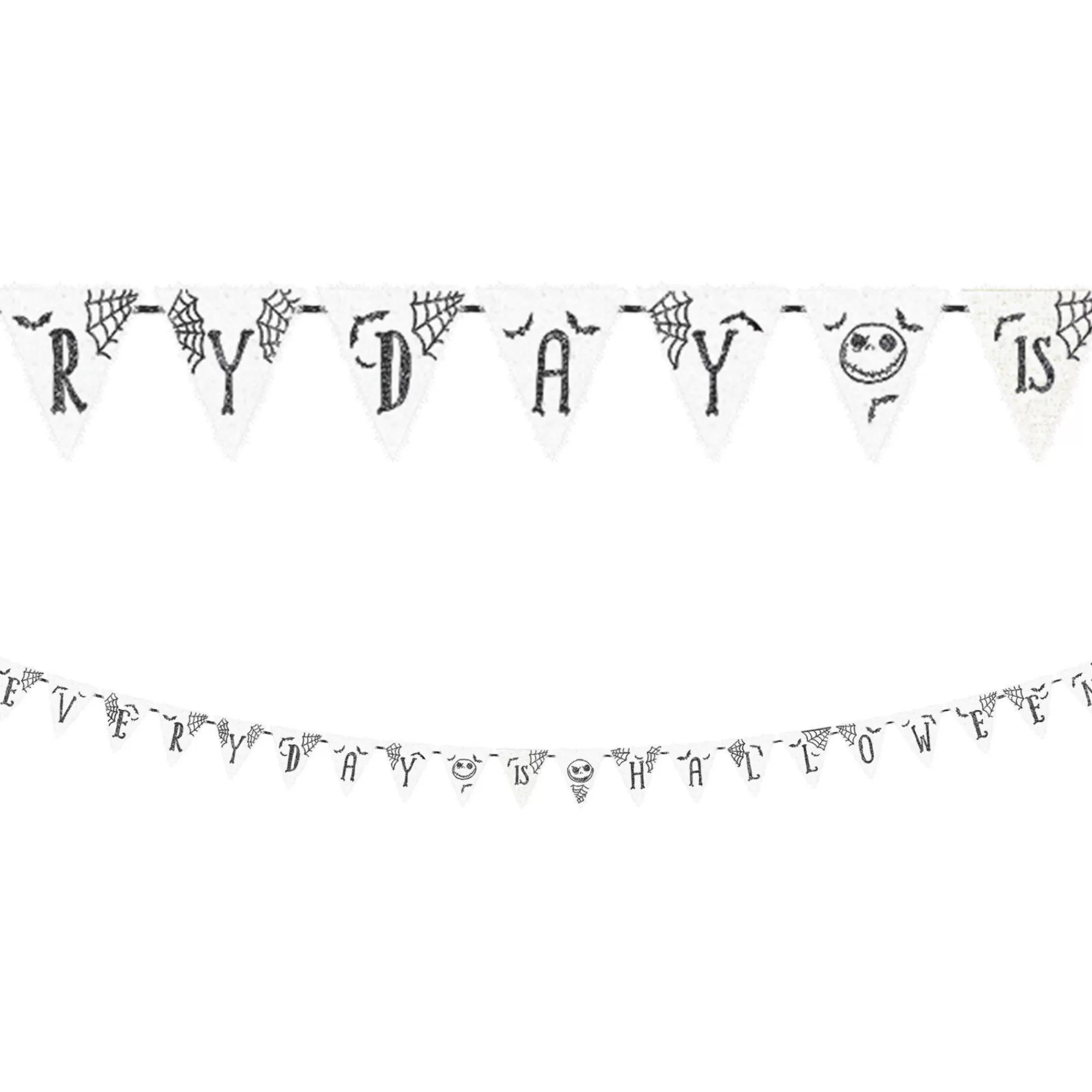 Party City The Nightmare Before Christmas | Jack Skellington Pennant Banner - The Nightmare Before Christmas