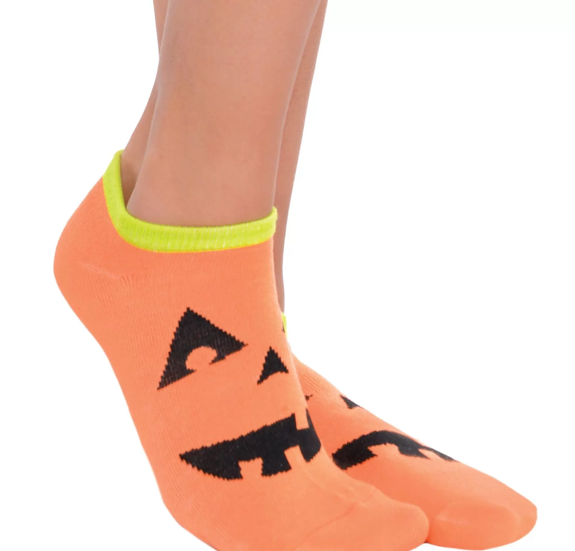 Party City Tights-Jack-O'-Lantern Ankle Socks