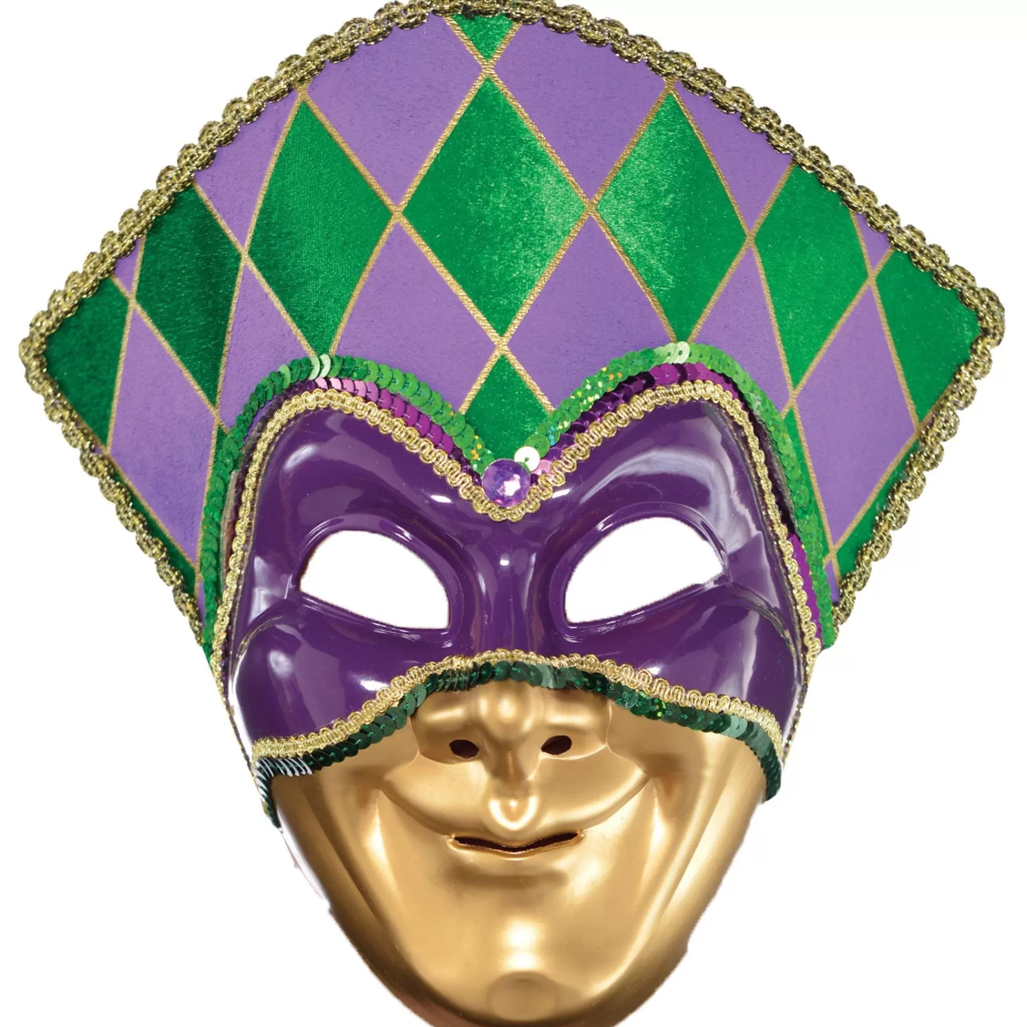 Party City Masquerade-Jester Mardi Gras Mask