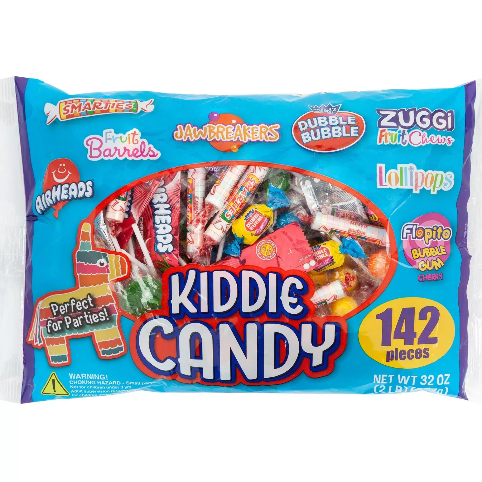 Airheads,Dubble Bubble,Smarties Bulk Candy-Kiddie Candy Mix, 142Pc